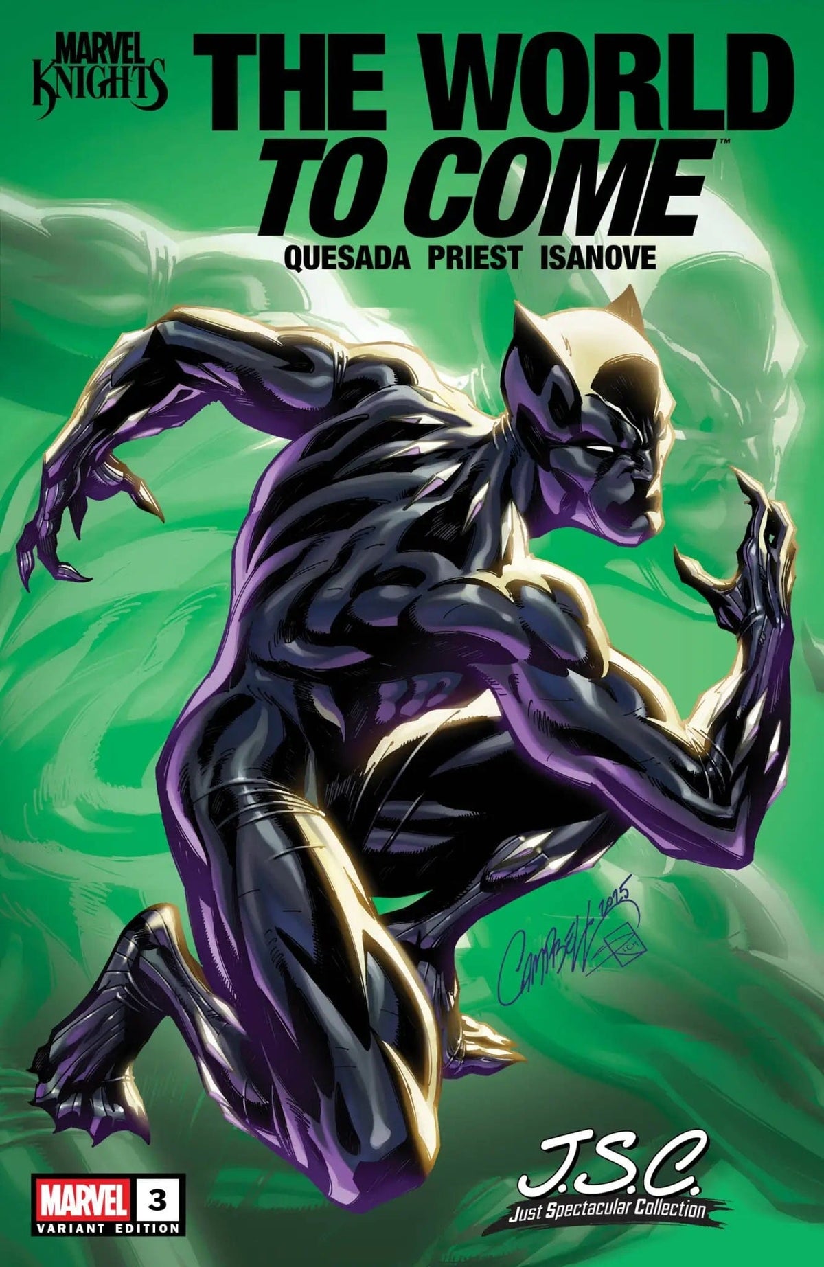 Marvel Comic Books MARVEL KNIGHTS: THE WORLD TO COME #3 J. SCOTT CAMPBELL VARIANT 75960609060000321 PRH-75960609060000321