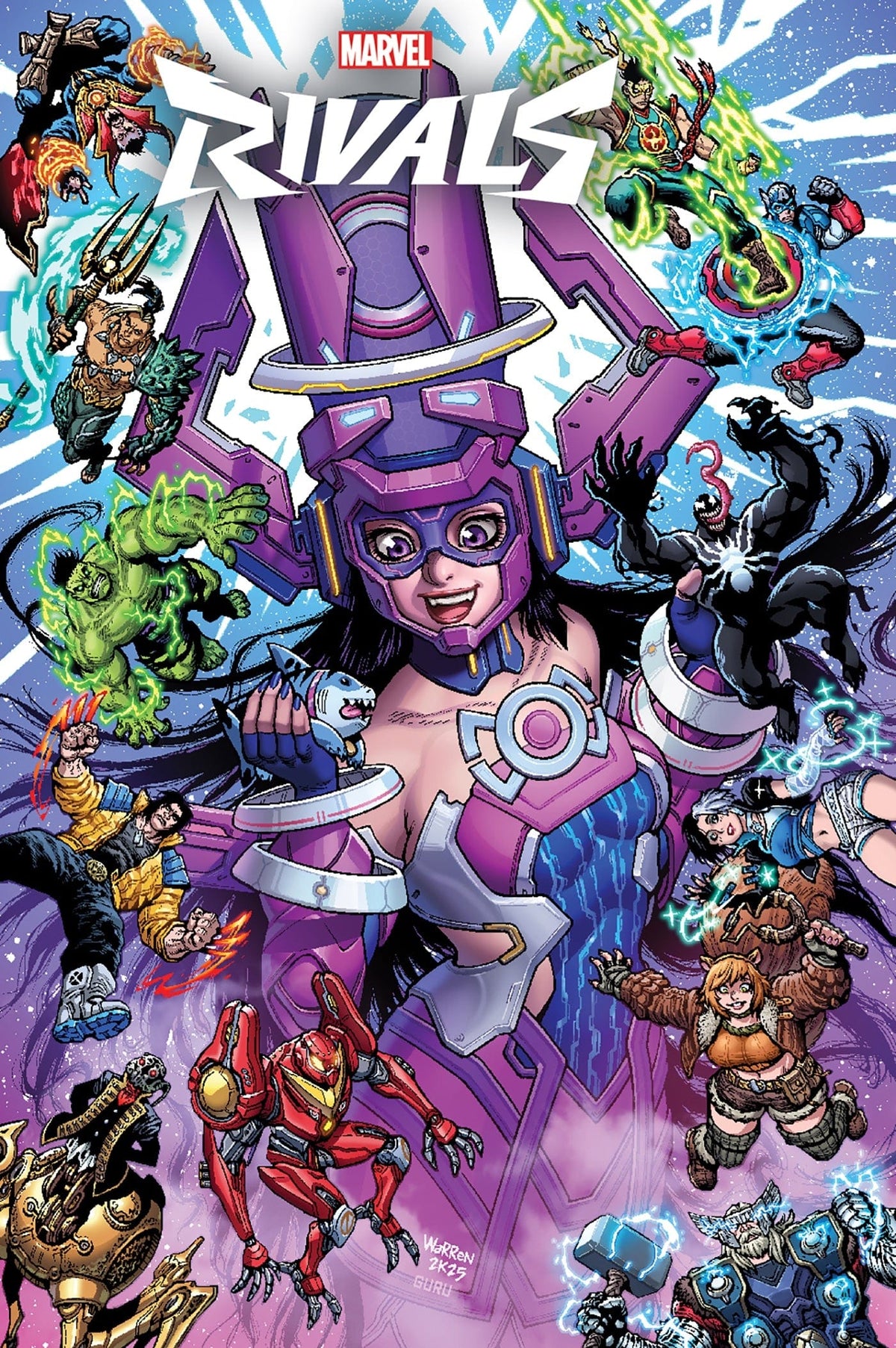 Marvel Comic Books MARVEL RIVALS #1 ADAM WARREN VARIANT 75960621287300131 PRH-75960621287300131