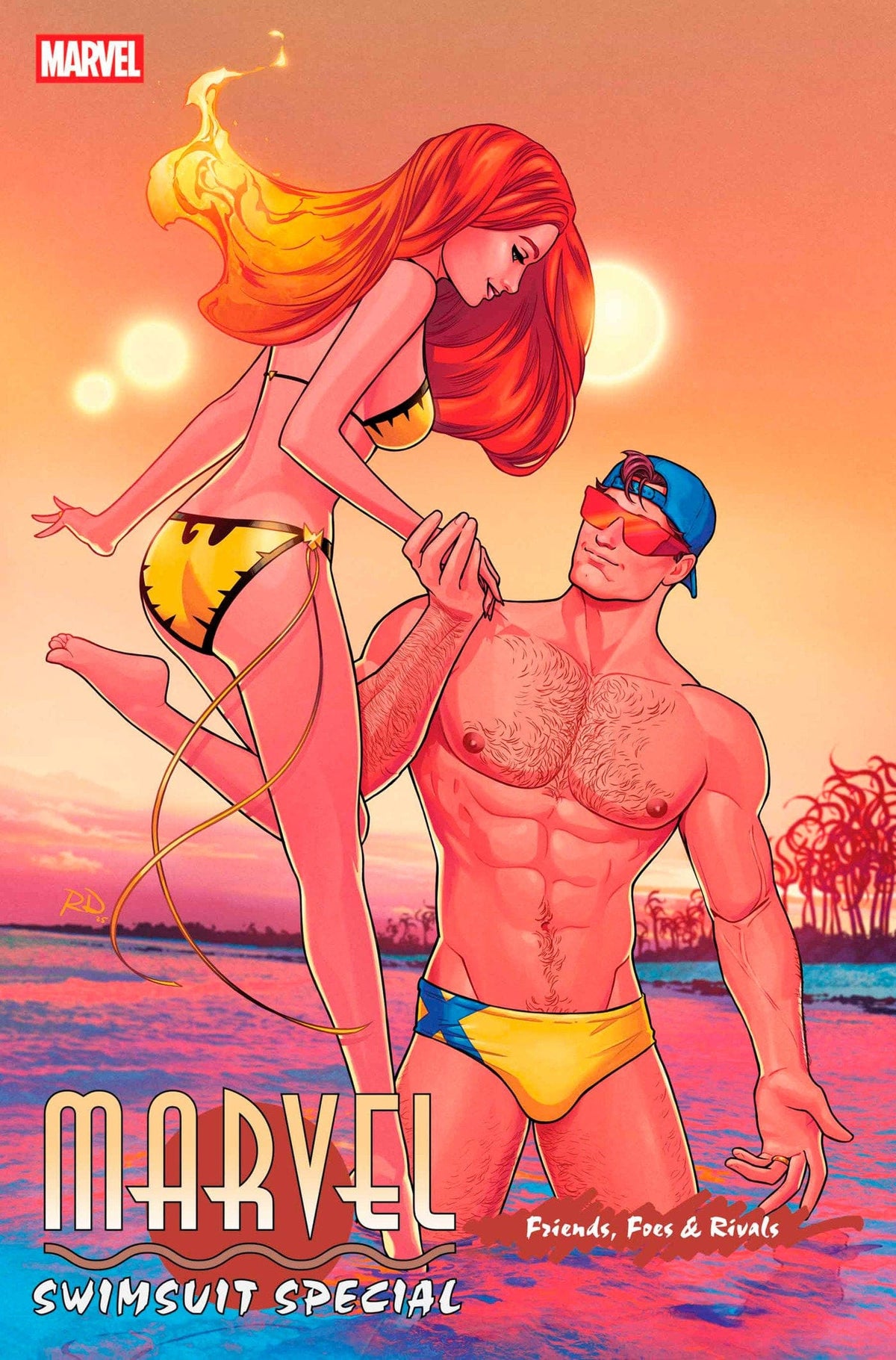 Marvel Comic Books MARVEL SWIMSUIT SPECIAL: FRIENDS, FOES & RIVALS #1 RUSSELL DAUTERMAN VARIANT 75960621338200121 PRH-75960621338200121