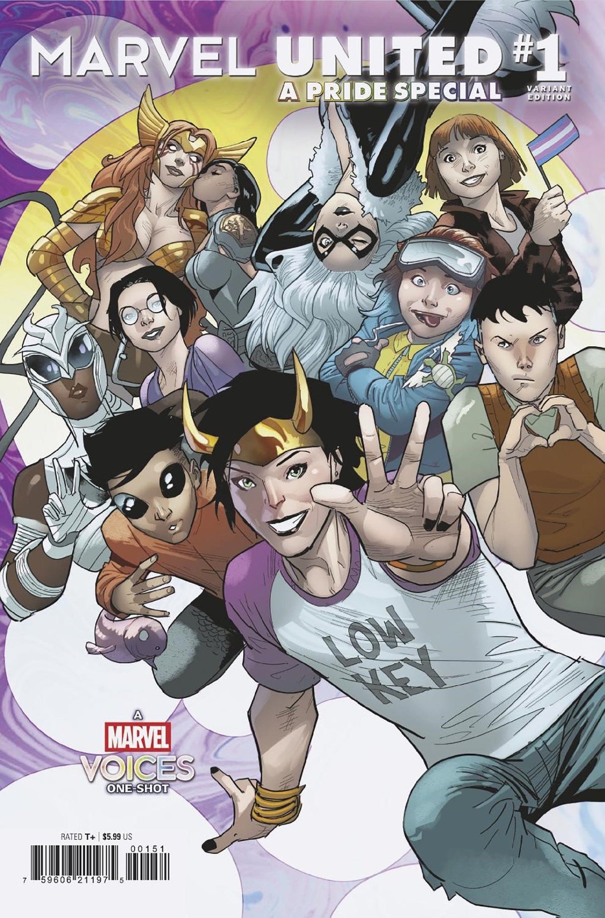 Marvel Comic Books MARVEL UNITED: A PRIDE SPECIAL #1 JAN BAZALDUA VARIANT 75960621197500151 PRH-75960621197500151