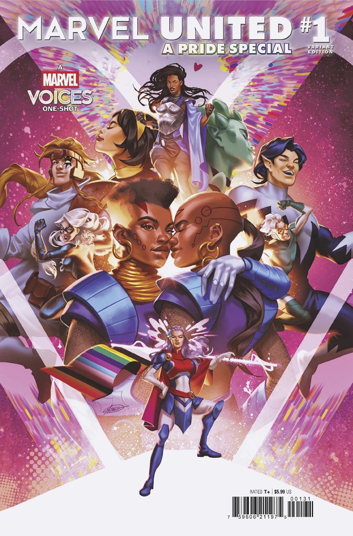Marvel Comic Books MARVEL UNITED: A PRIDE SPECIAL #1 MATEUS MANHANINI VARIANT 75960621197500131 PRH-75960621197500131