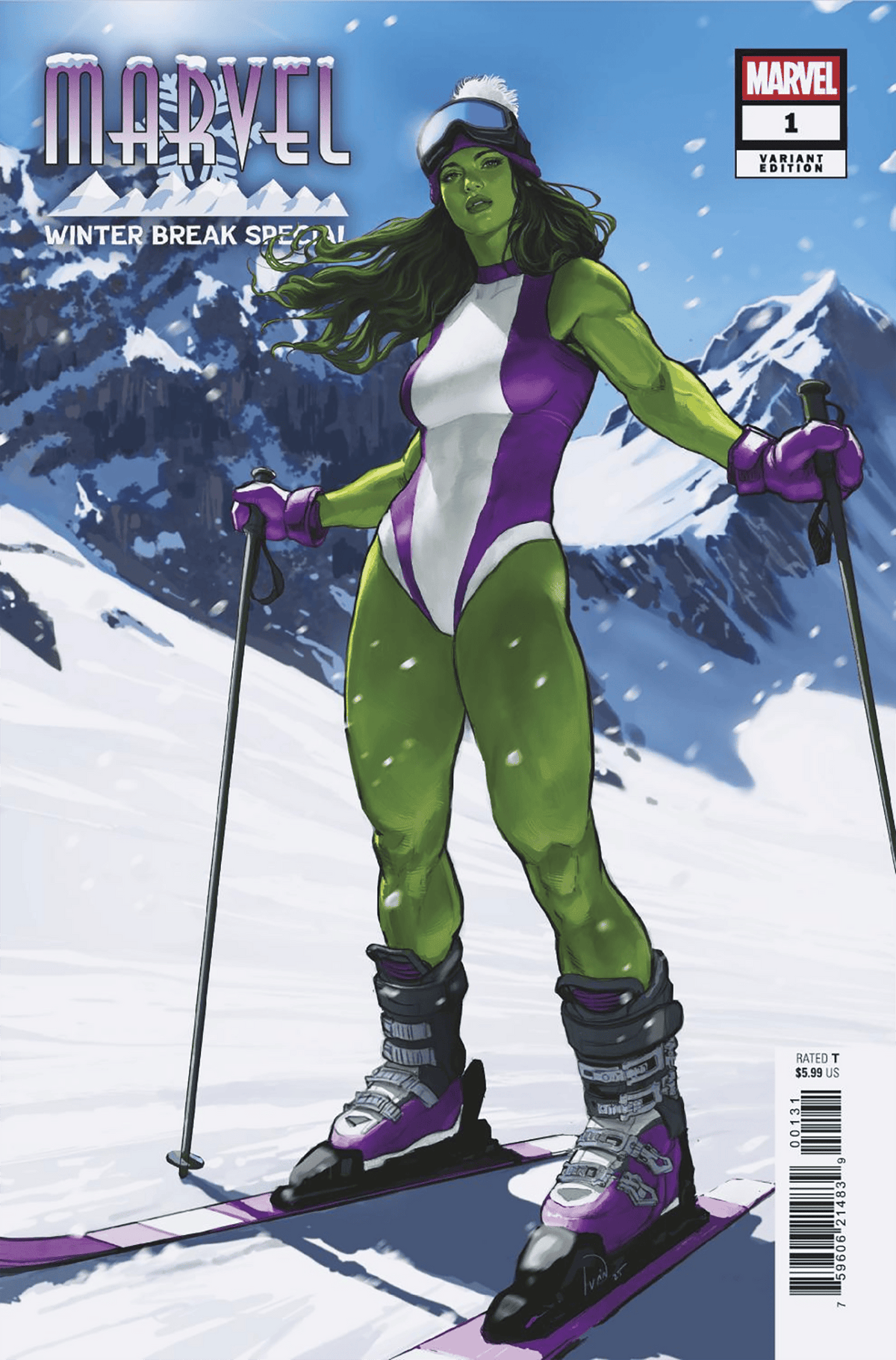 Marvel Comic Books MARVEL WINTER BREAK SPECIAL #1 IVAN TALAVERA VARIANT 75960621483900131 PRH-75960621483900131