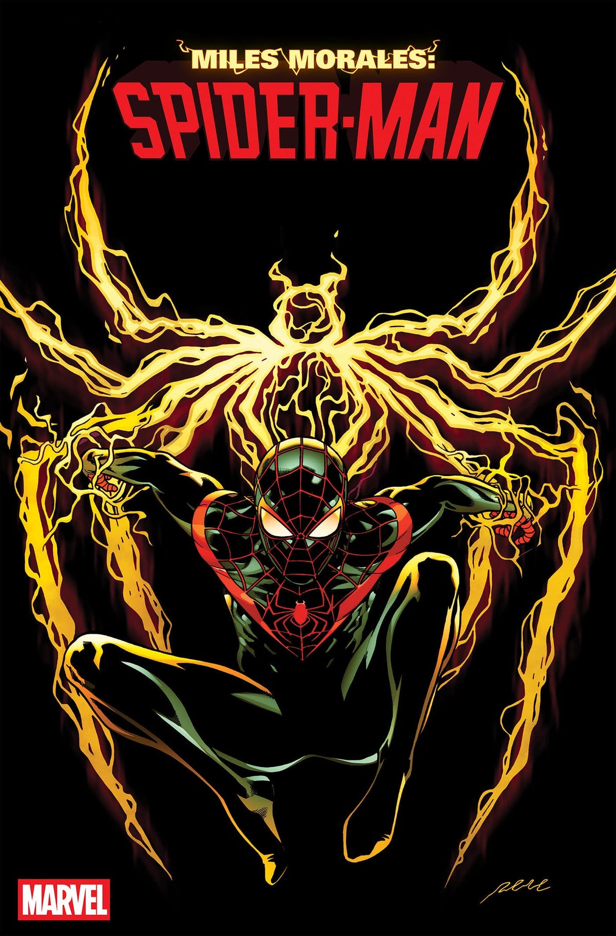 Marvel Comic Books MILES MORALES: SPIDER-MAN #1 PERE PEREZ 2ND PRINTING VARIANT (Release Date: 09/30/2026) 75960621462400112 PRH-75960621462400112