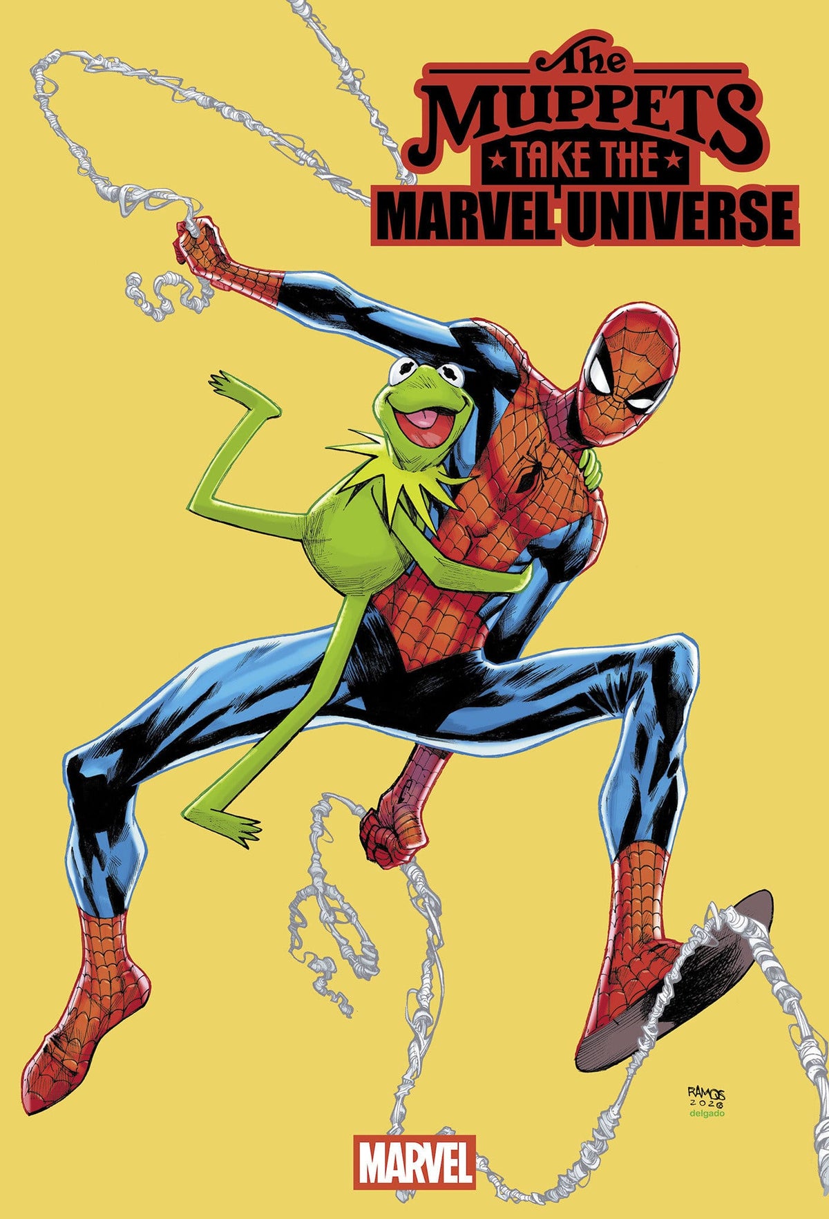 Marvel Comic Books MUPPETS TAKE THE MARVEL UNIVERSE #1 HUMBERTO RAMOS FOIL VARIANT (Release Date: 09/23/2026) 75960621689500121 PRH-75960621689500121