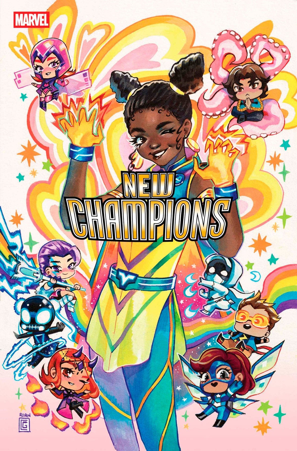 Marvel Comic Books NEW CHAMPIONS #4 RIAN GONZALES VARIANT 75960621124100431 PRH-75960621124100431