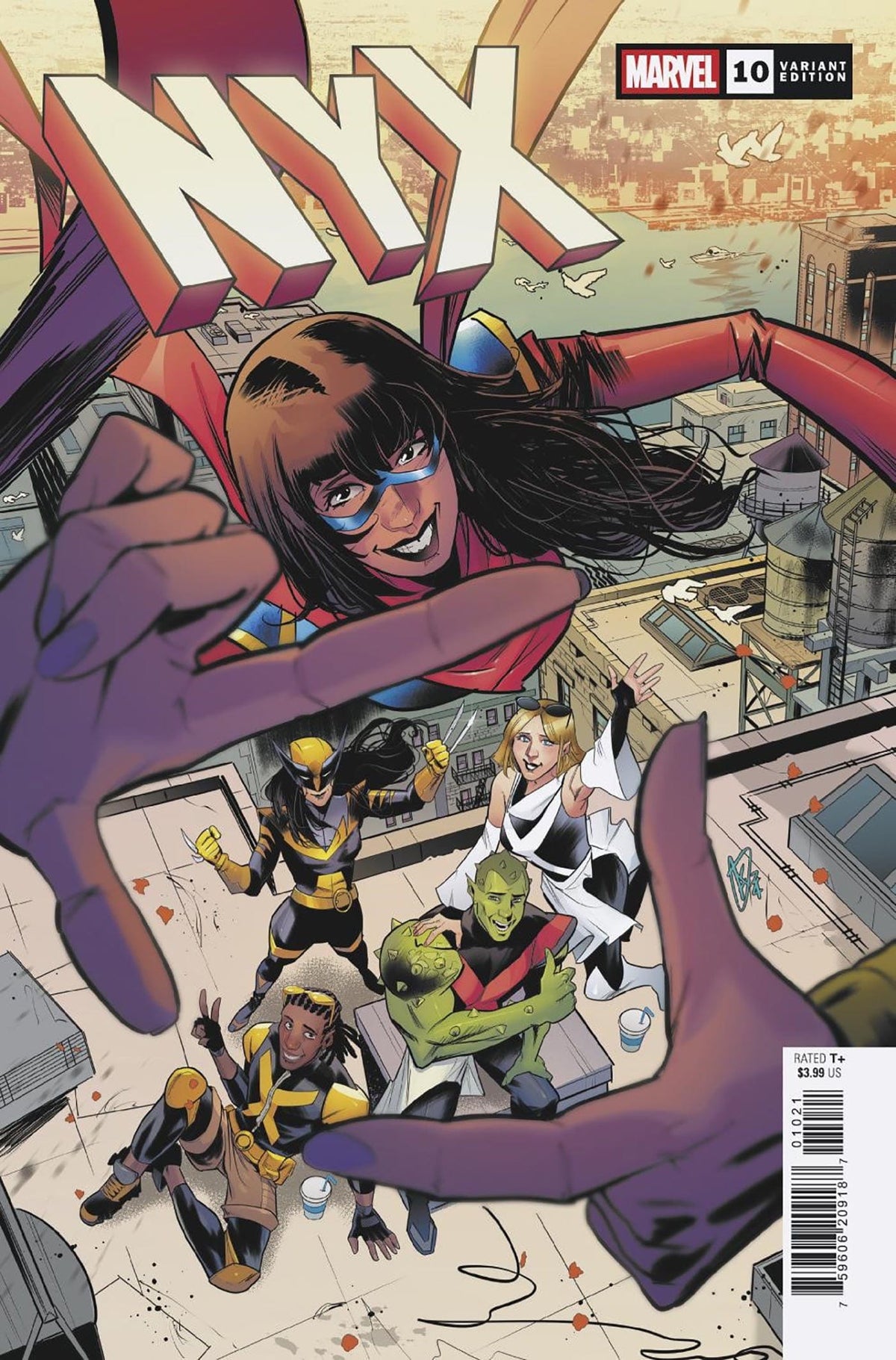 Marvel Comic Books NYX #10 FEDERICA MANCIN VARIANT 75960620918701021 PRH-75960620918701021