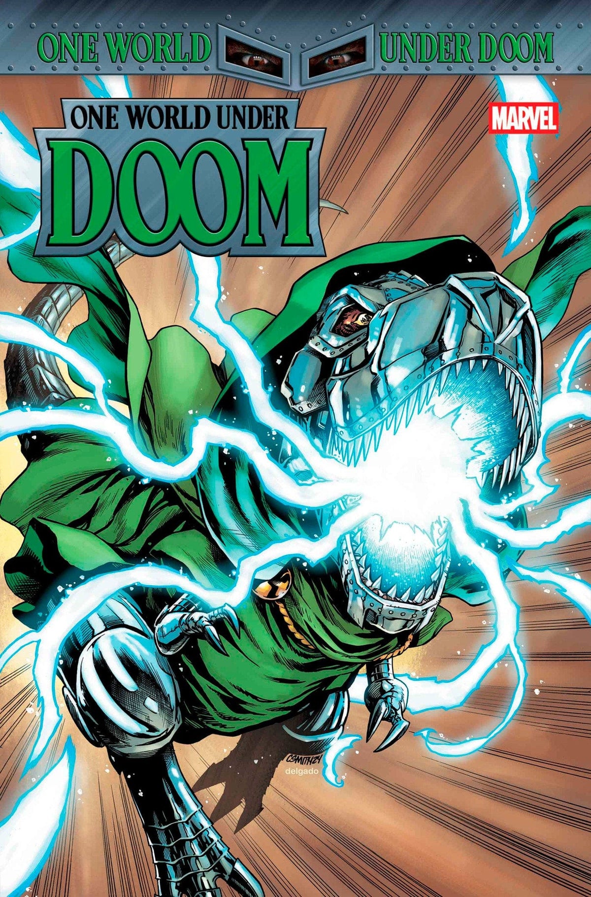 Marvel Comic Books ONE WORLD UNDER DOOM #4 CORY SMITH DOOMASAUR VARIANT 75960620860900421 PRH-75960620860900421
