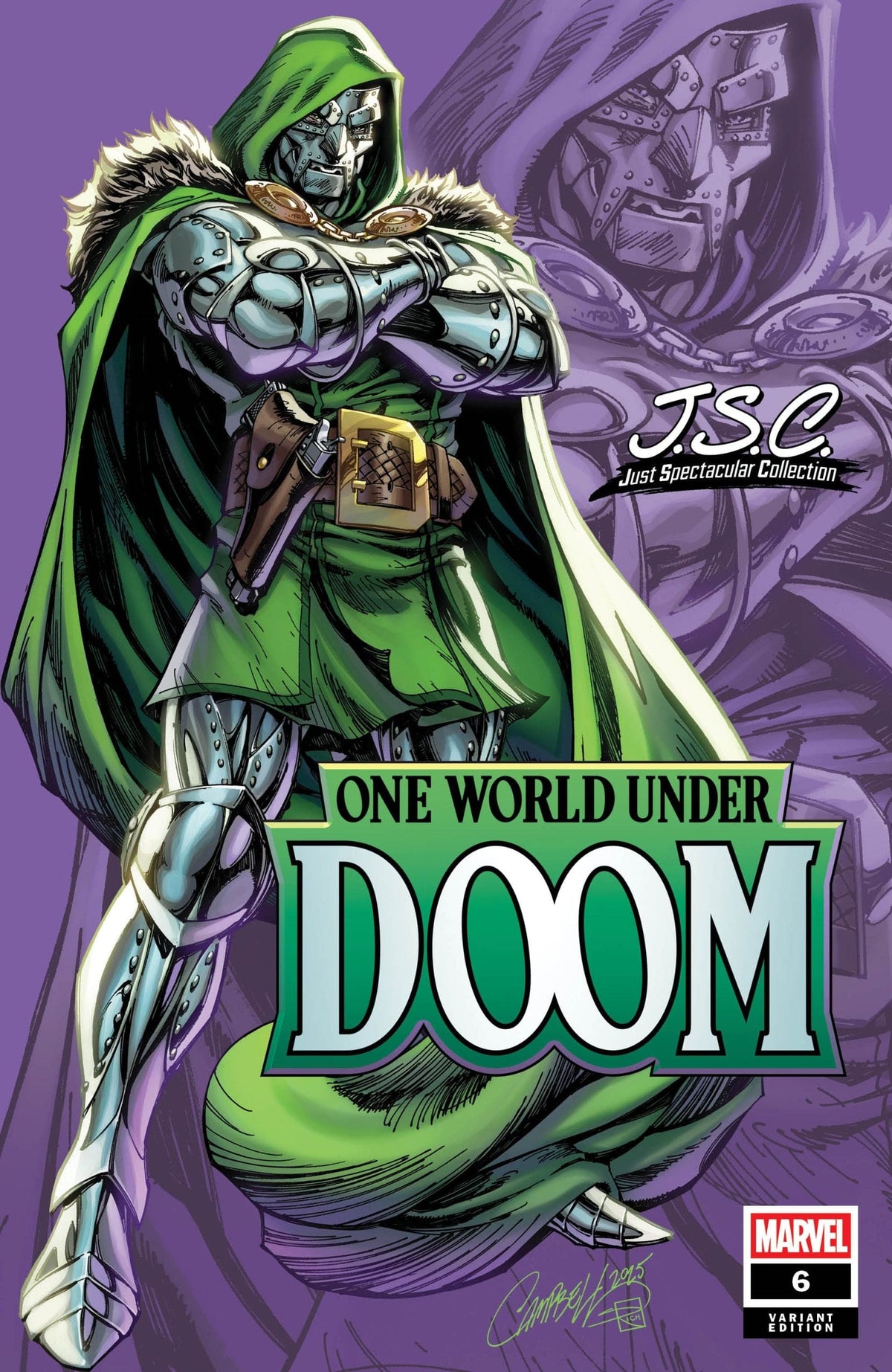 Marvel Comic Books ONE WORLD UNDER DOOM #6 J. SCOTT CAMPBELL VARIANT 75960620860900651 PRH-75960620860900651
