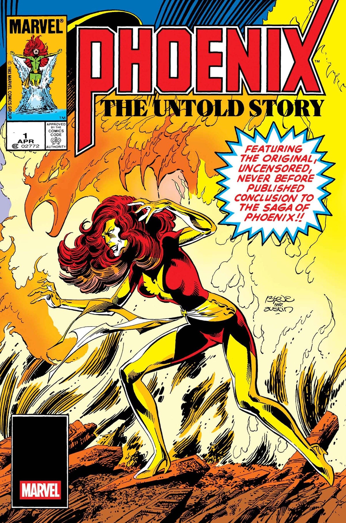 Marvel Comic Books PHOENIX: THE UNTOLD STORY #1 FACSIMILE EDITION FOIL VARIANT 75960621546100121 PRH-75960621546100121