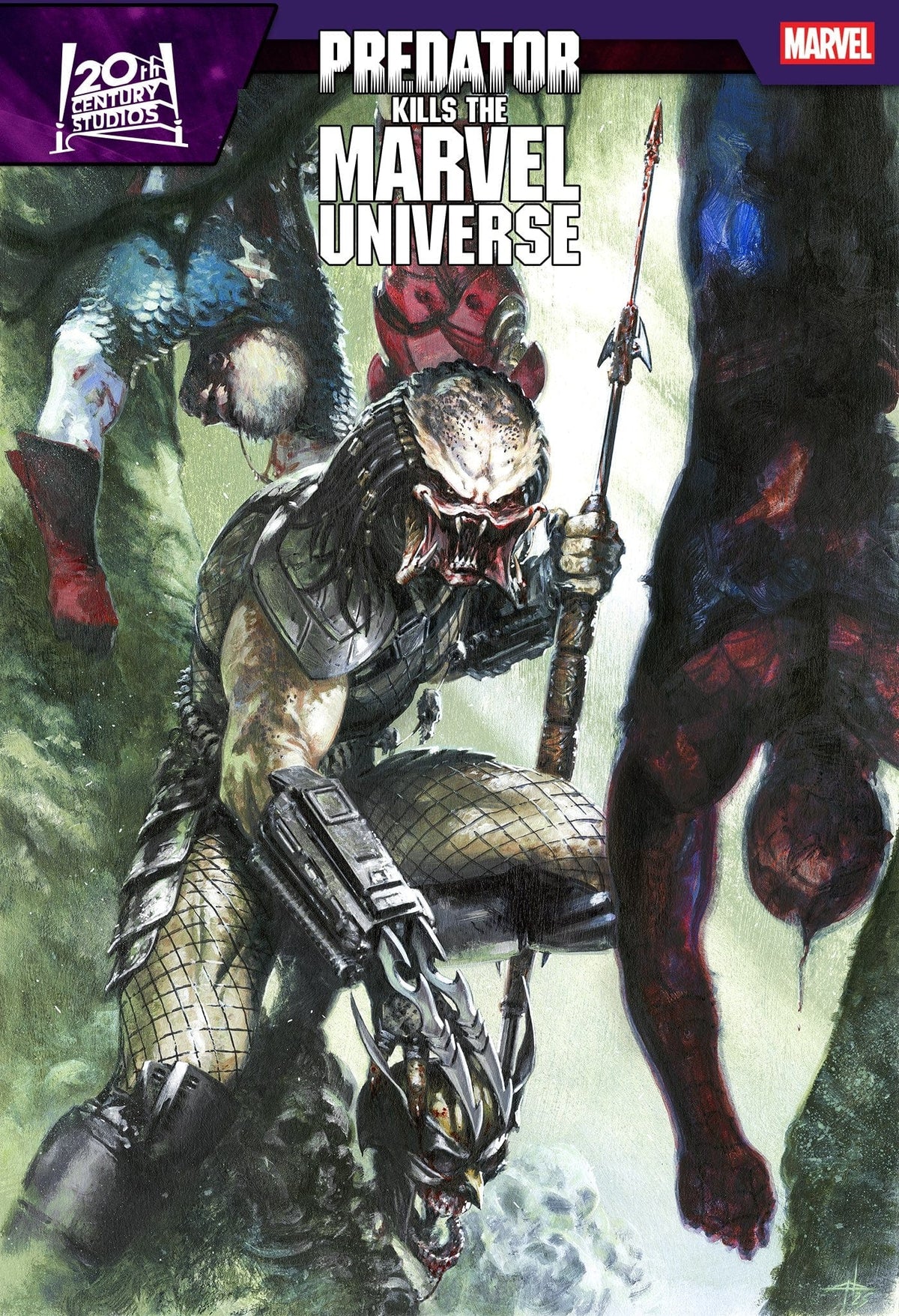 Marvel Comic Books PREDATOR KILLS THE MARVEL UNIVERSE #1 GABRIELE DELL'OTTO VARIANT 75960621259000131 PRH-75960621259000131