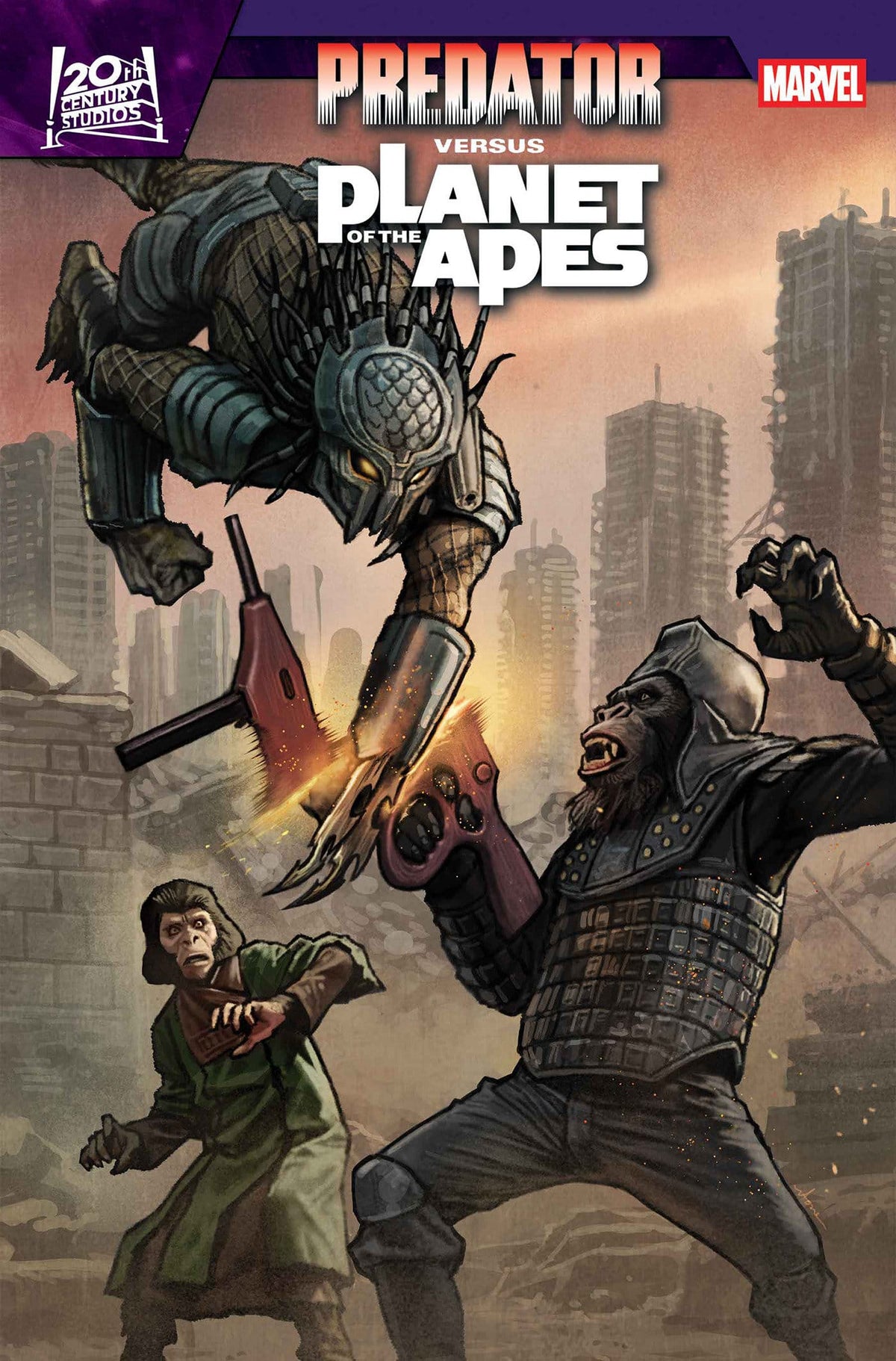 Marvel Comic Books PREDATOR VS. THE PLANET OF THE APES #2 (Release Date: 08/26/2026) 75960621569000211 PRH-75960621569000211