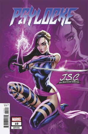 Marvel Comic Books PSYLOCKE #10 J. SCOTT CAMPBELL VARIANT 75960621030501021 PRH-75960621030501021