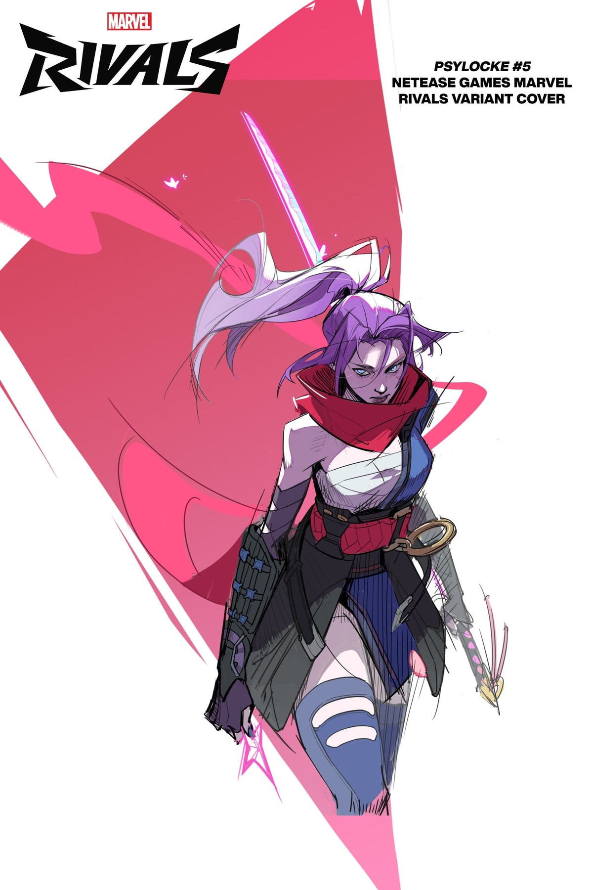 Marvel Comic Books PSYLOCKE #5 NETEASE GAMES MARVEL RIVALS VARIANT 75960621030500551 PRH-75960621030500551