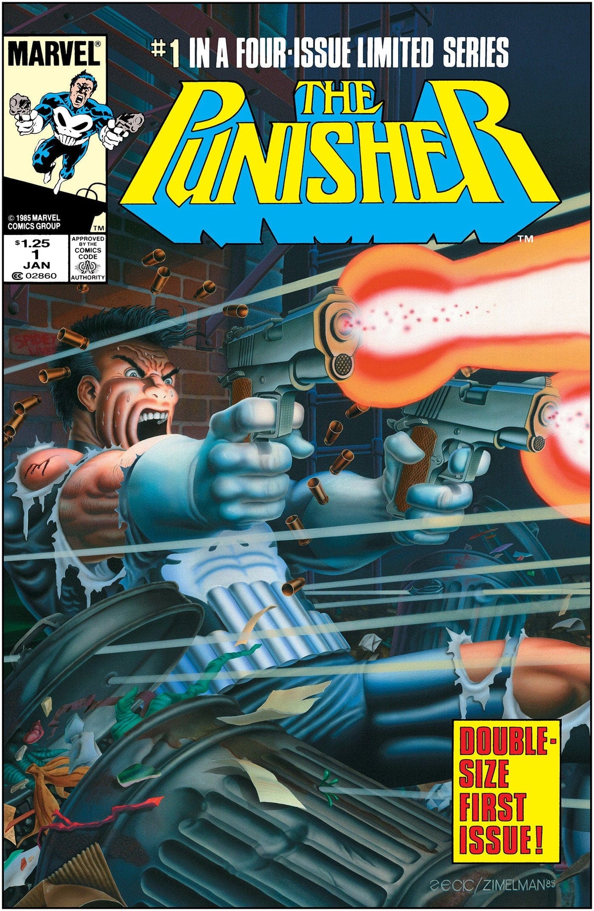Marvel Comic Books PUNISHER #1 FACSIMILE EDITION FOIL VARIANT 75960621568300121 PRH-75960621568300121