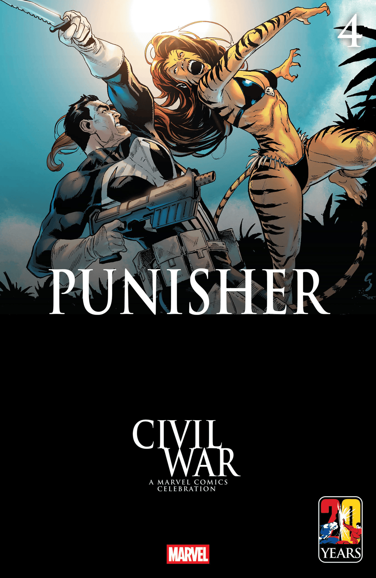 Marvel Comic Books PUNISHER #4 GEOFF SHAW CIVIL WAR CELEBRATION VARIANT 75960621516400421 PRH-75960621516400421