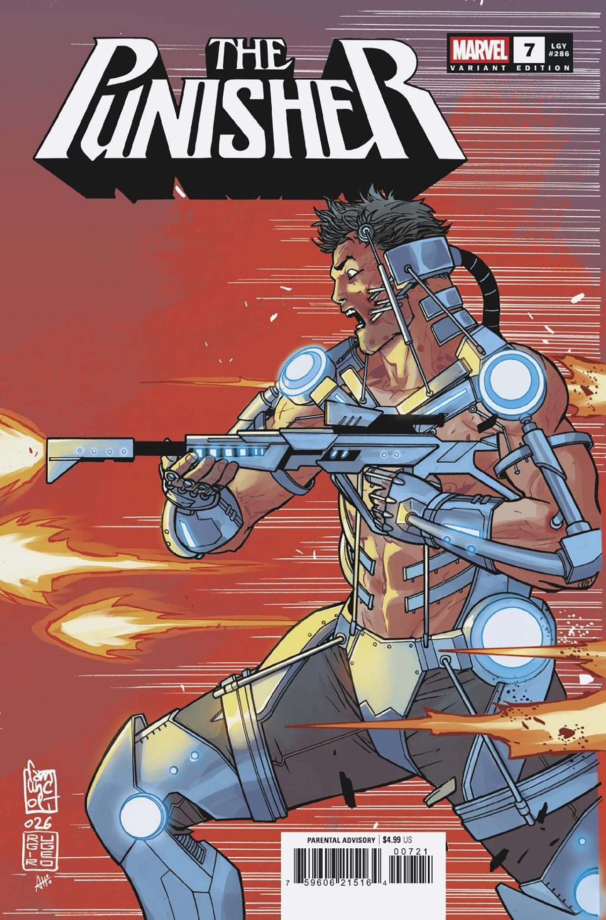 Marvel Comic Books PUNISHER #7 GIUSEPPE CAMUNCOLI 2-PART CONNECTING VARIANT (Release Date: 08/12/2026) 75960621516400721 PRH-75960621516400721