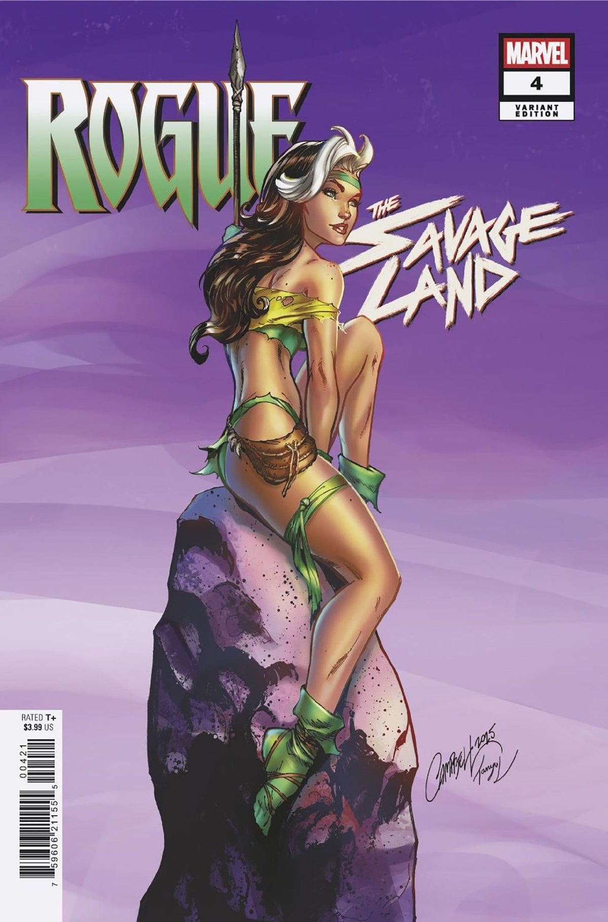 Marvel Comic Books ROGUE: THE SAVAGE LAND #4 J. SCOTT CAMPBELL VARIANT 75960621155500421 PRH-75960621155500421