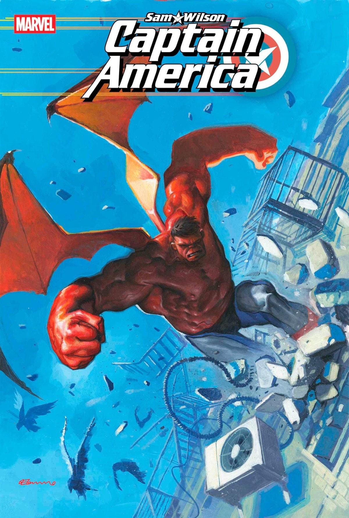 Marvel Comic Books SAM WILSON, CAPTAIN AMERICA #5 FABRIZIO DE TOMMASO VARIANT 75960621097800521 PRH-75960621097800521