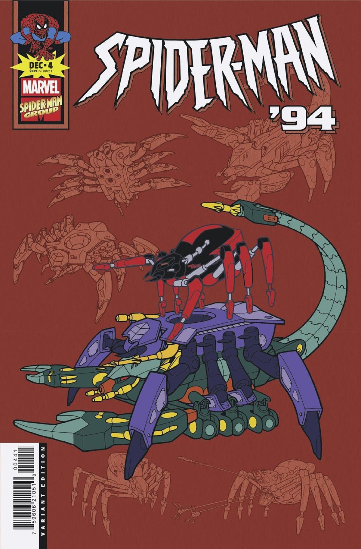Marvel Comic Books SPIDER-MAN '94 #4 MARVEL ANIMATION VARIANT 75960621051000441 PRH-75960621051000441