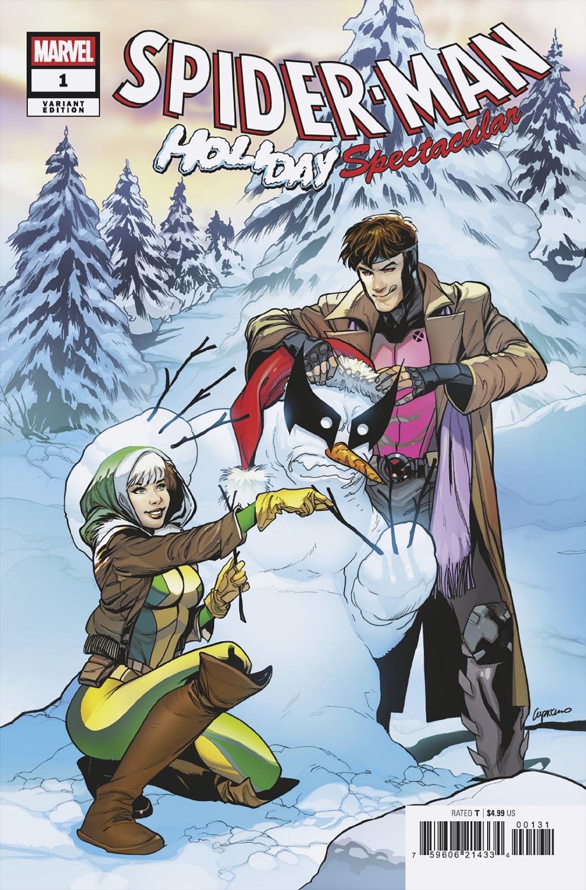 Marvel Comic Books SPIDER-MAN: HOLIDAY SPECTACULAR #1 EMA LUPACCHINO VARIANT 75960621433400131 PRH-75960621433400131