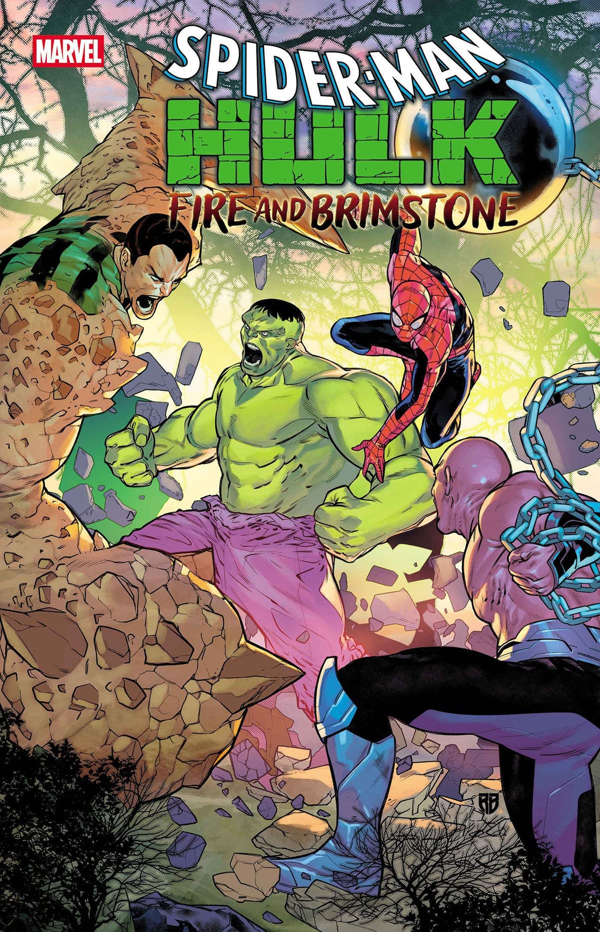 Marvel Comic Books SPIDER-MAN/HULK: FIRE AND BRIMSTONE #1 (Release Date: 08/19/2026) 75960621436500111 PRH-75960621436500111