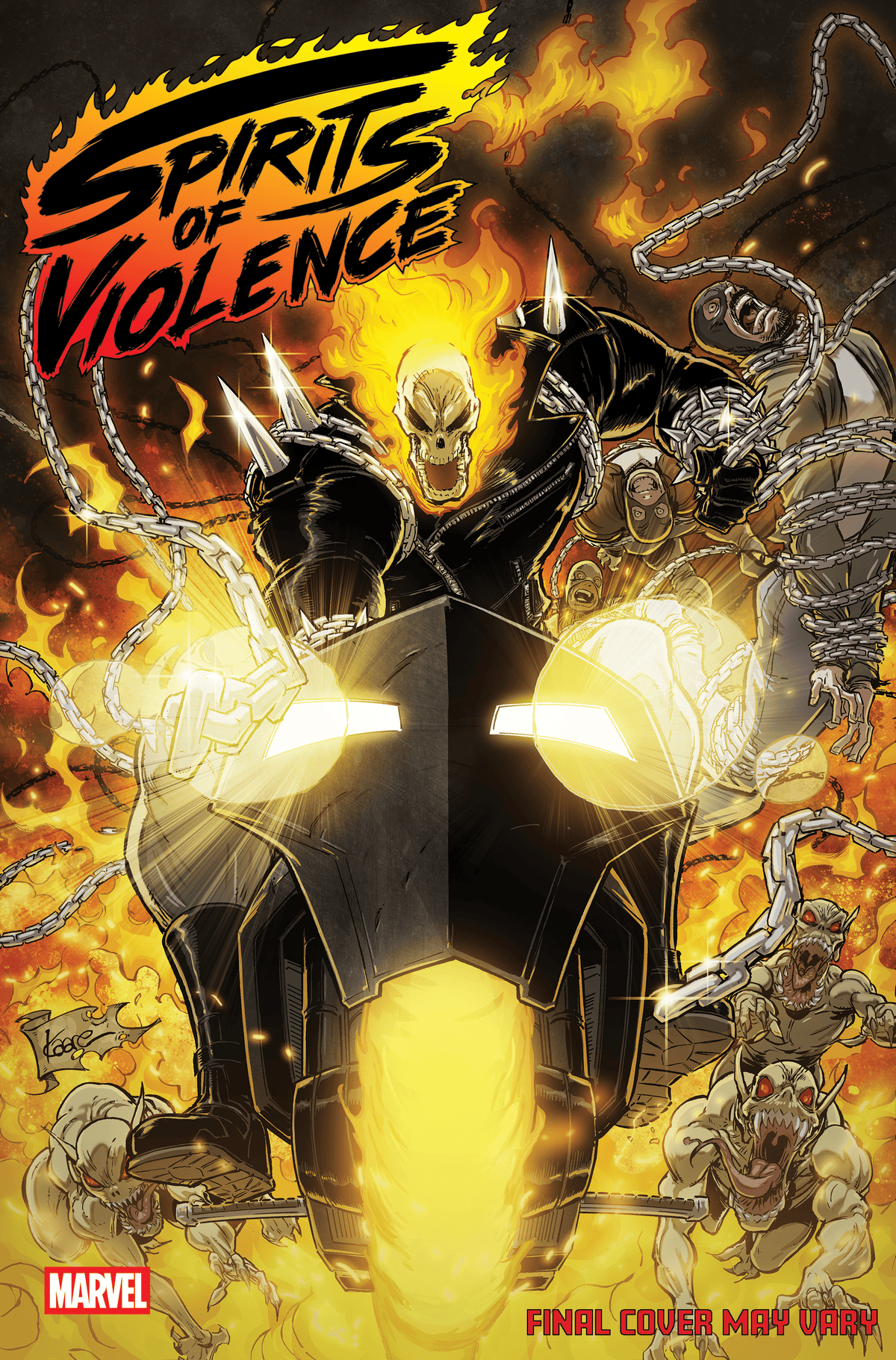 Marvel Comic Books SPIRITS OF VIOLENCE #4 KAARE ANDREWS VARIANT 75960621269900431 PRH-75960621269900431