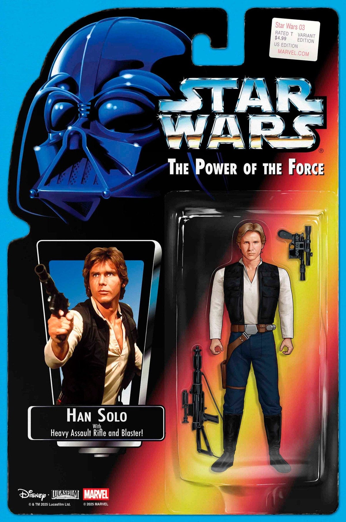 Marvel Comic Books STAR WARS #3 JOHN TYLER CHRISTOPHER ACTION FIGURE VARIANT 75960621004600321 PRH-75960621004600321