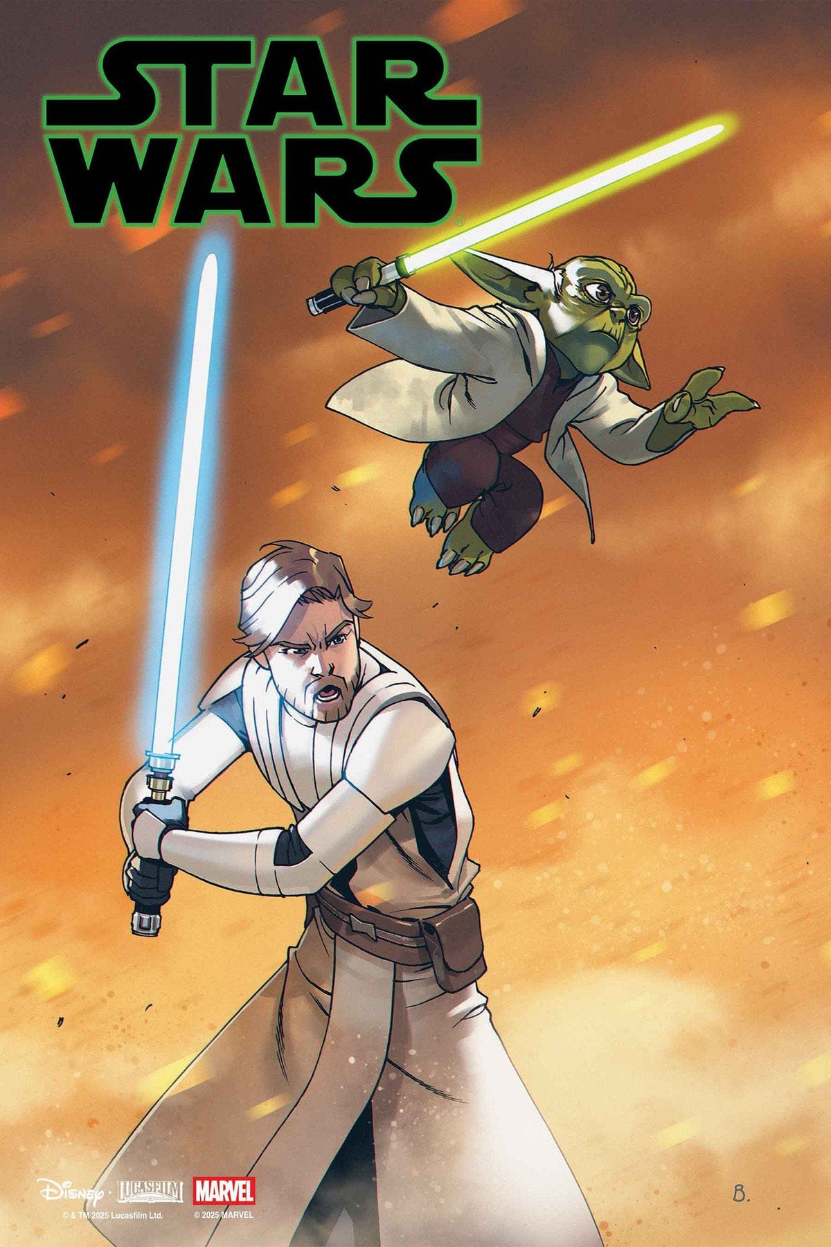 Marvel Comic Books STAR WARS #7 BENGAL YODA & OBI-WAN JEDI KNIGHTS VARIANT 75960621004600741 PRH-75960621004600741
