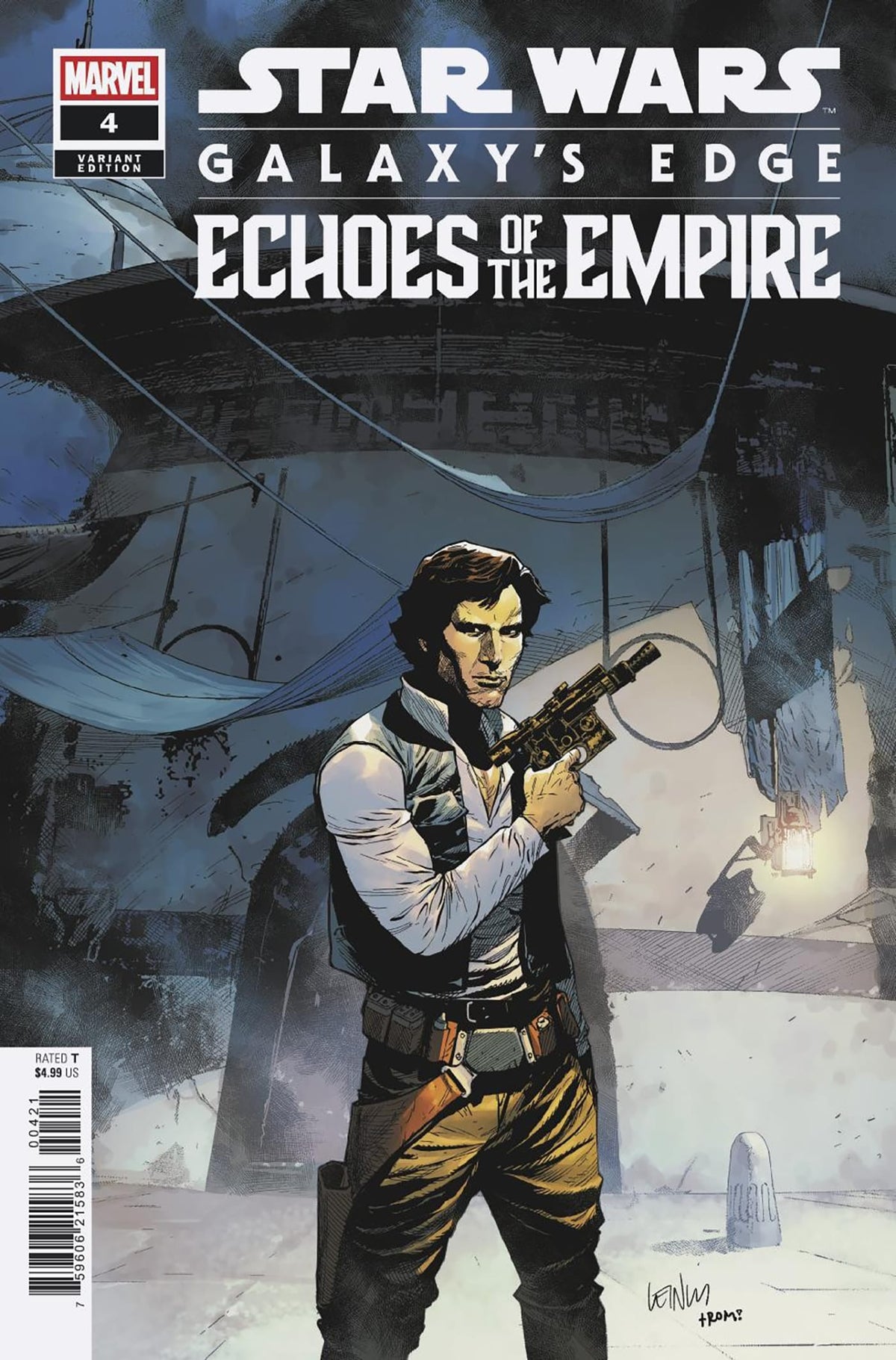 Marvel Comic Books STAR WARS: GALAXY'S EDGE - ECHOES OF THE EMPIRE #4 LEINIL YU HAN SOLO VARIANT 75960621593500421 PRH-75960621593500421