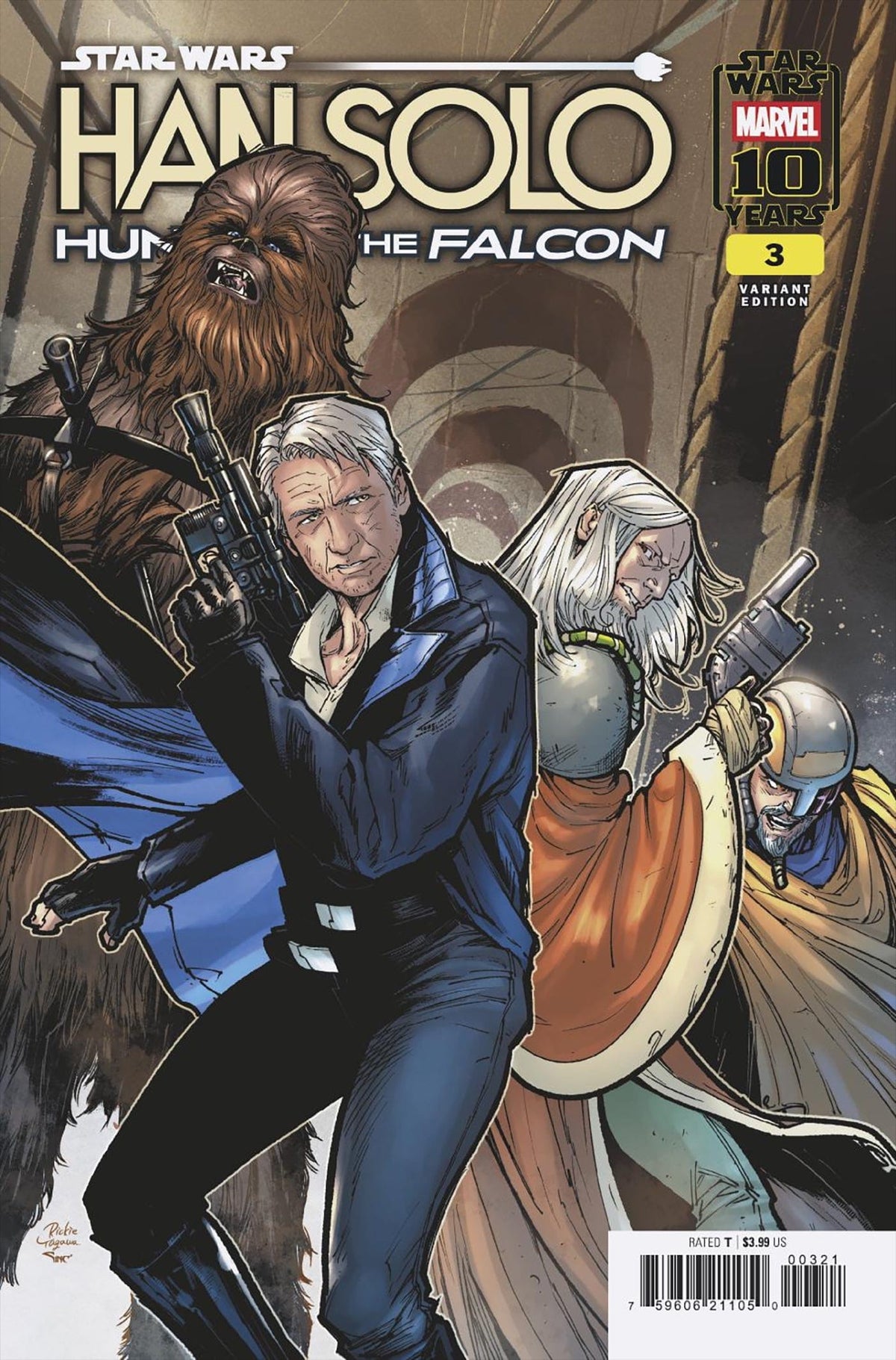 Marvel Comic Books STAR WARS: HAN SOLO - HUNT FOR THE FALCON #3 RICKIE YAGAWA VARIANT 75960621105000321 PRH-75960621105000321