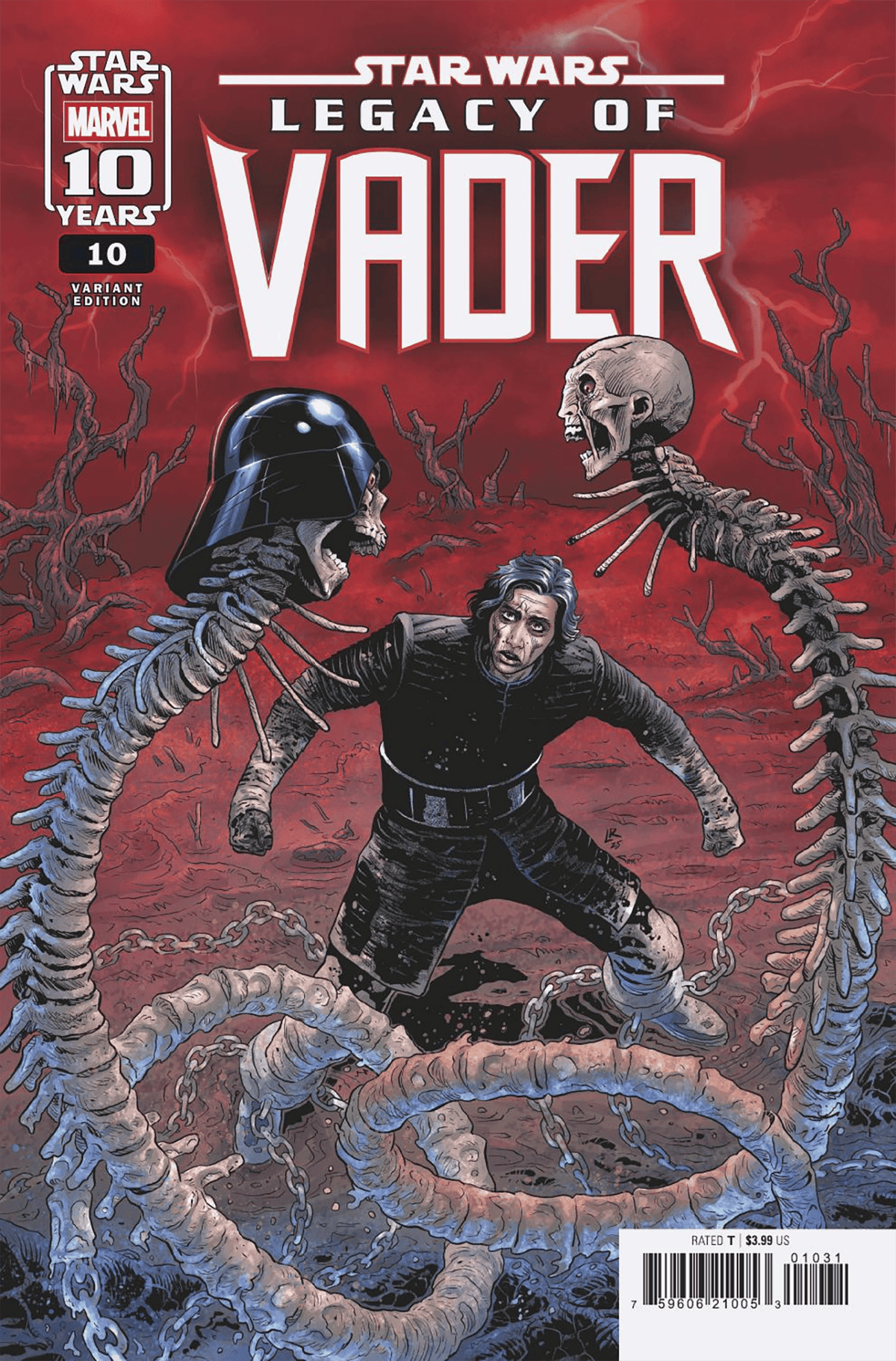 Marvel Comic Books STAR WARS: LEGACY OF VADER #10 LUKE ROSS VARIANT 75960621005301031 PRH-75960621005301031