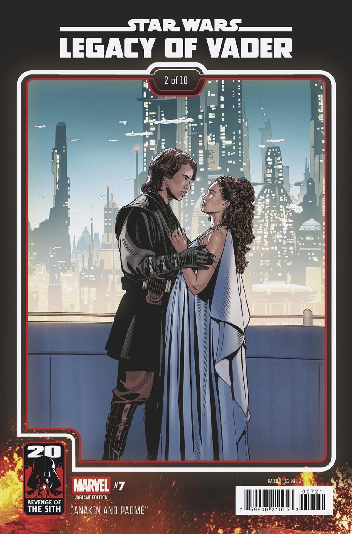 Marvel Comic Books STAR WARS: LEGACY OF VADER #7 CHRIS SPROUSE REVENGE OF THE SITH 20TH ANNIVERSARY VARIANT 75960621005300721 PRH-75960621005300721