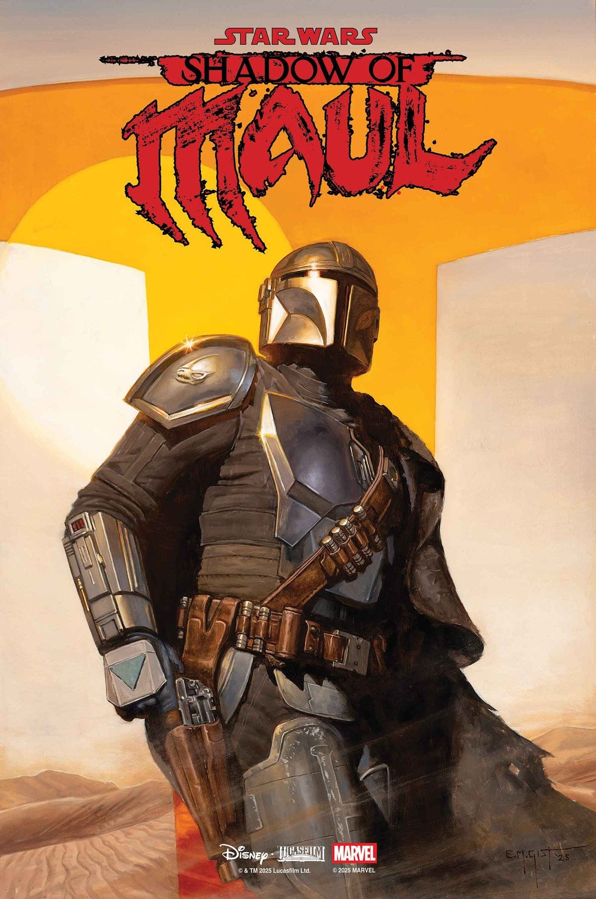 Marvel Comic Books STAR WARS: SHADOW OF MAUL #2 E.M. GIST MANDALORIAN & GROGU VARIANT 75960621479200241 PRH-75960621479200241