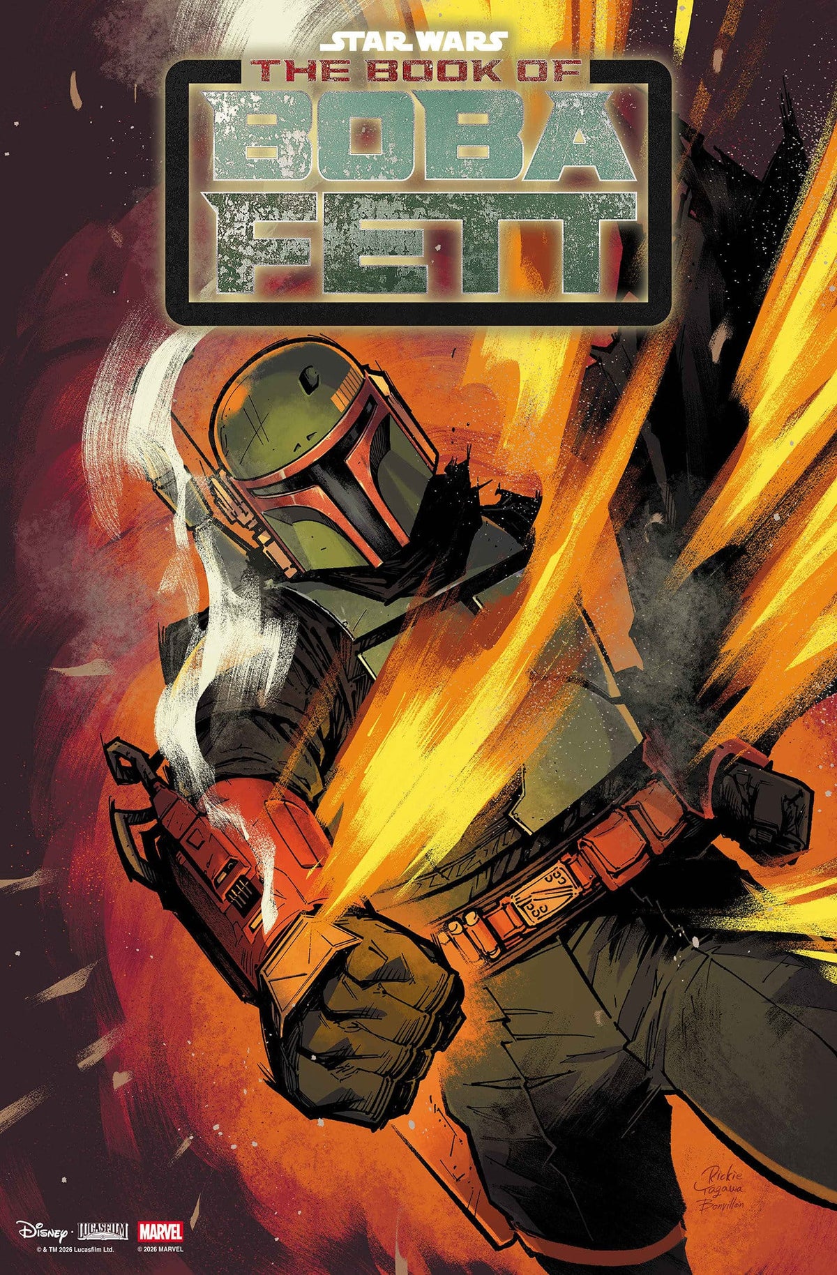 Marvel Comic Books STAR WARS: THE BOOK OF BOBA FETT #1 RICKIE YAGAWA FOIL VARIANT 75960620601800141 PRH-75960620601800141