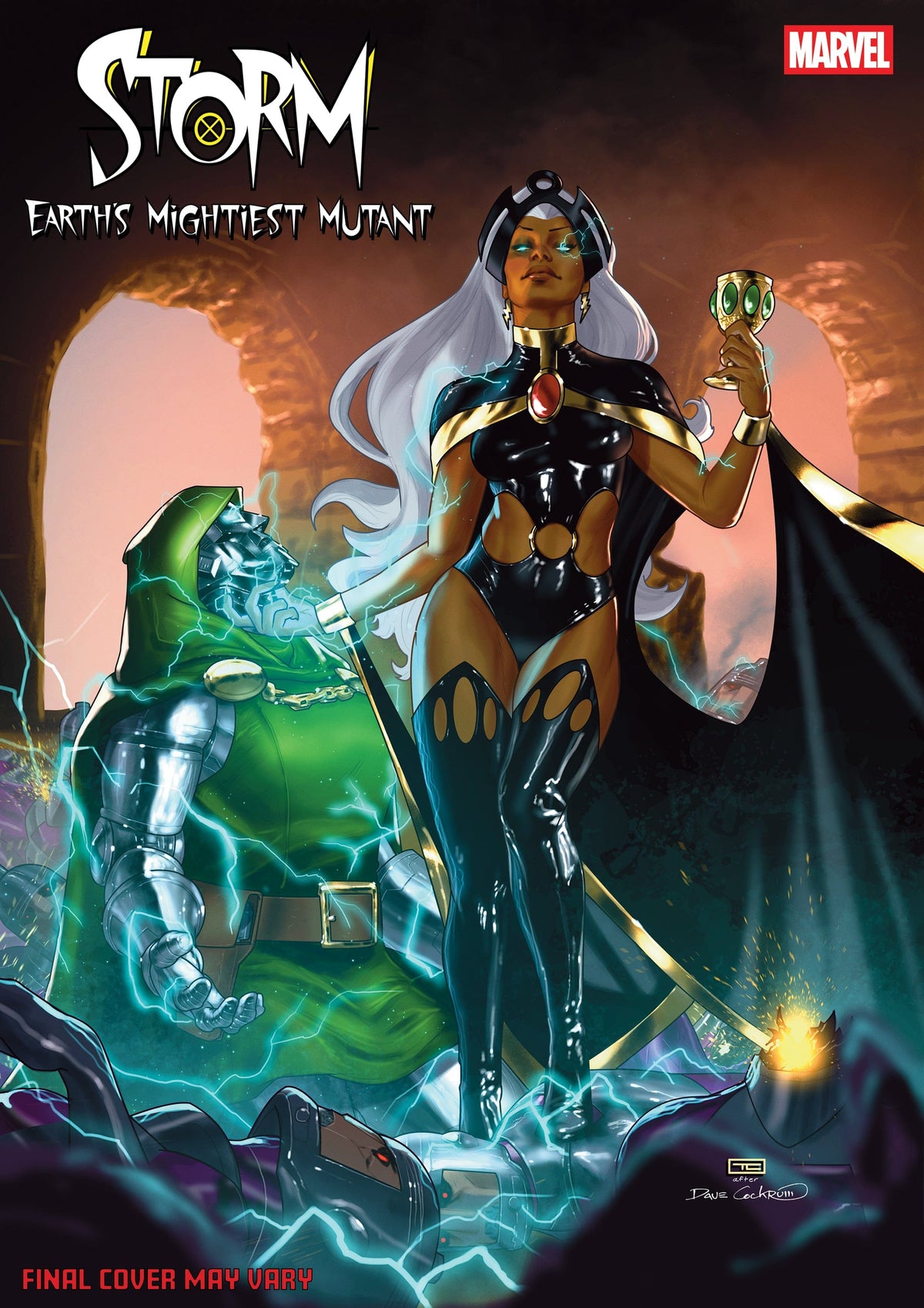 Marvel Comic Books STORM: EARTH'S MIGHTIEST MUTANT #2 TAURIN CLARKE DOOM HOMAGE VARIANT 75960621445700221 PRH-75960621445700221