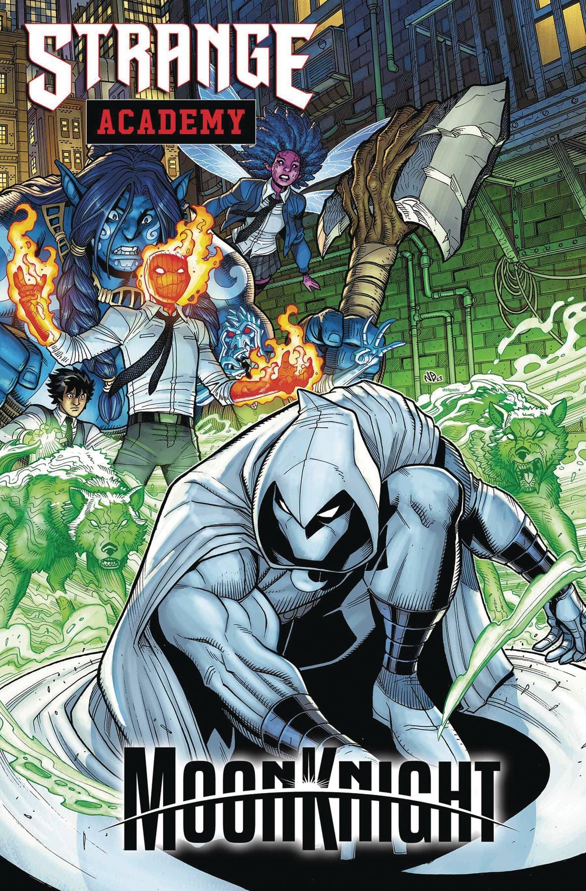 Marvel Comic Books STRANGE ACADEMY MOON KNIGHT #1 HUMBERTO RAMOS CONNECT VAR 75960620696400121 JUL230767