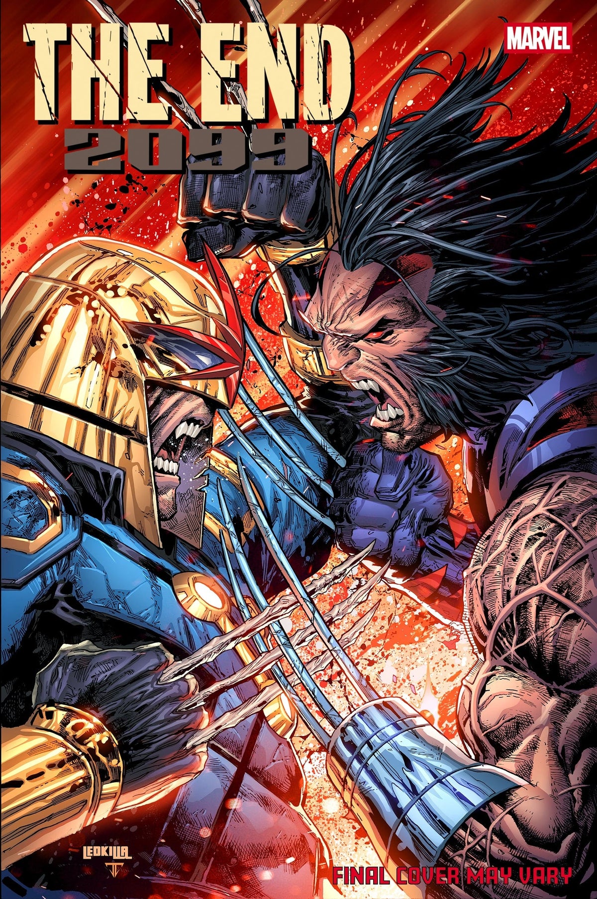 Marvel Comic Books THE END 2099 #2 KEN LASHLEY BATTLE VARIANT 75960621138800221 PRH-75960621138800221