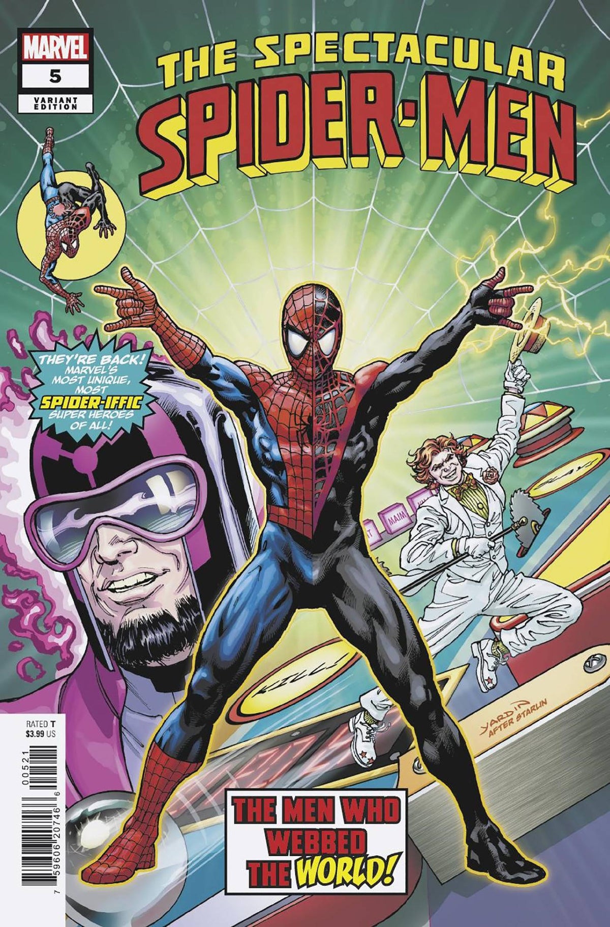 Marvel Comic Books THE SPECTACULAR SPIDER-MEN #5 DAVID YARDIN HOMAGE VARIANT 75960620746600521 PRH-75960620746600521