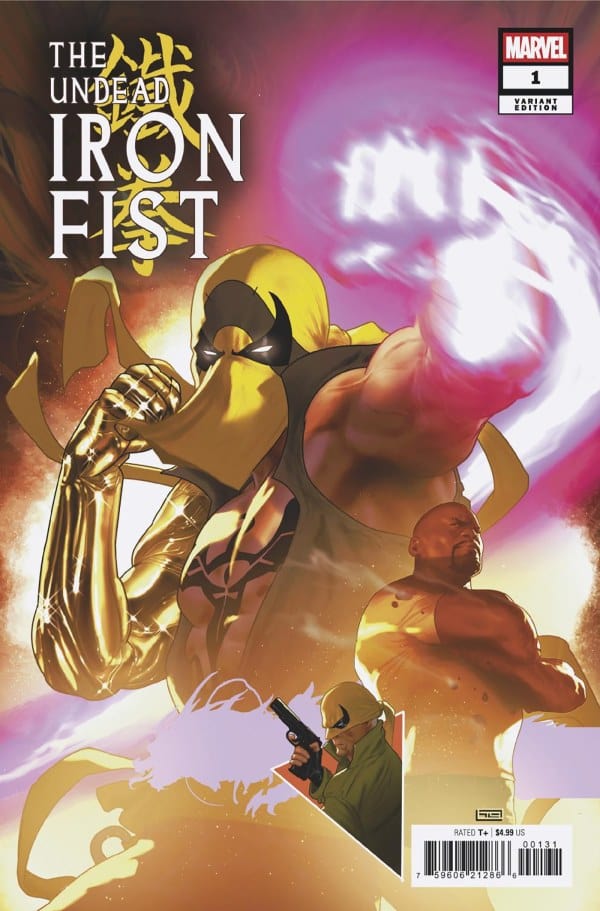 Marvel Comic Books THE UNDEAD IRON FIST #1 TAURIN CLARKE VARIANT 75960621286600131 PRH-75960621286600131