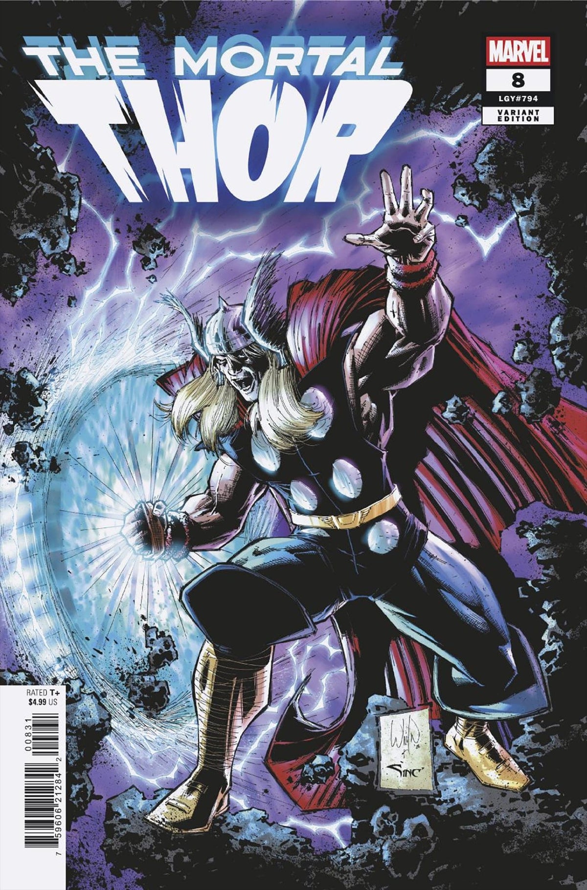 Marvel Comic Books THOR #8 WHILCE PORTACIO VARIANT 75960621284200831 PRH-75960621284200831