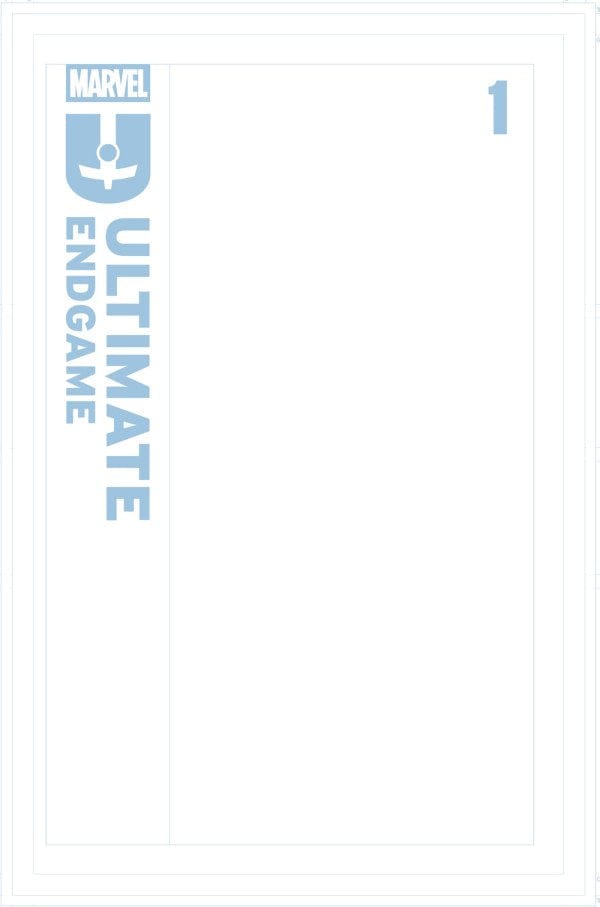 Marvel Comic Books ULTIMATE ENDGAME #1 BLUE LINE BLANK VARIANT 75960621336800181 PRH-75960621336800181