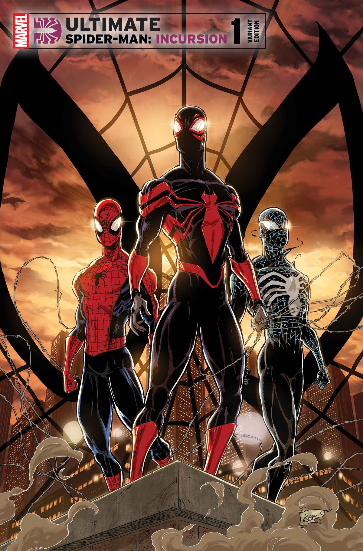 Marvel Comic Books ULTIMATE SPIDER-MAN: INCURSION #1 KAARE ANDREWS VARIANT 75960621213200141 PRH-75960621213200141