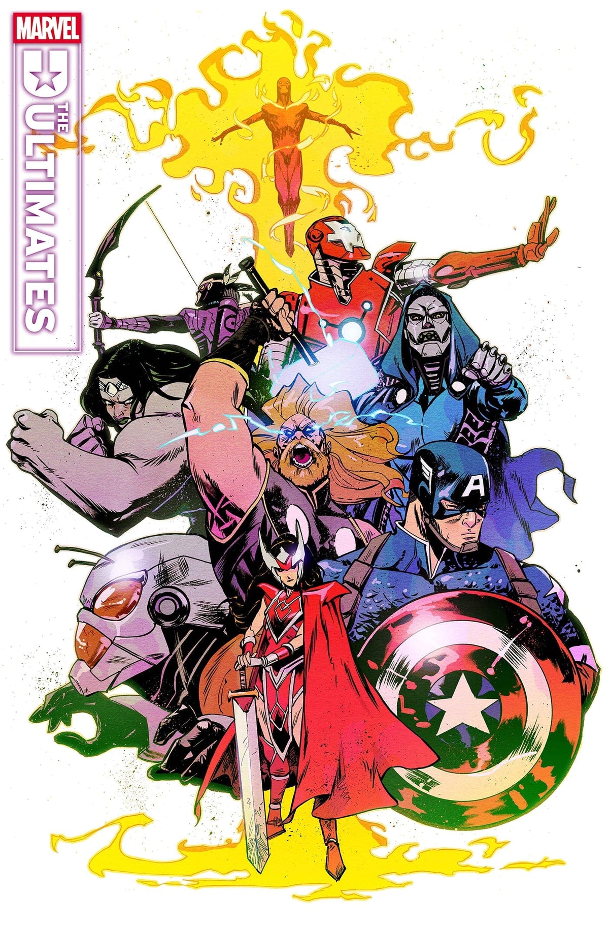 Marvel Comic Books ULTIMATES #12 SANFORD GREENE VARIANT 75960620830201231 PRH-75960620830201231
