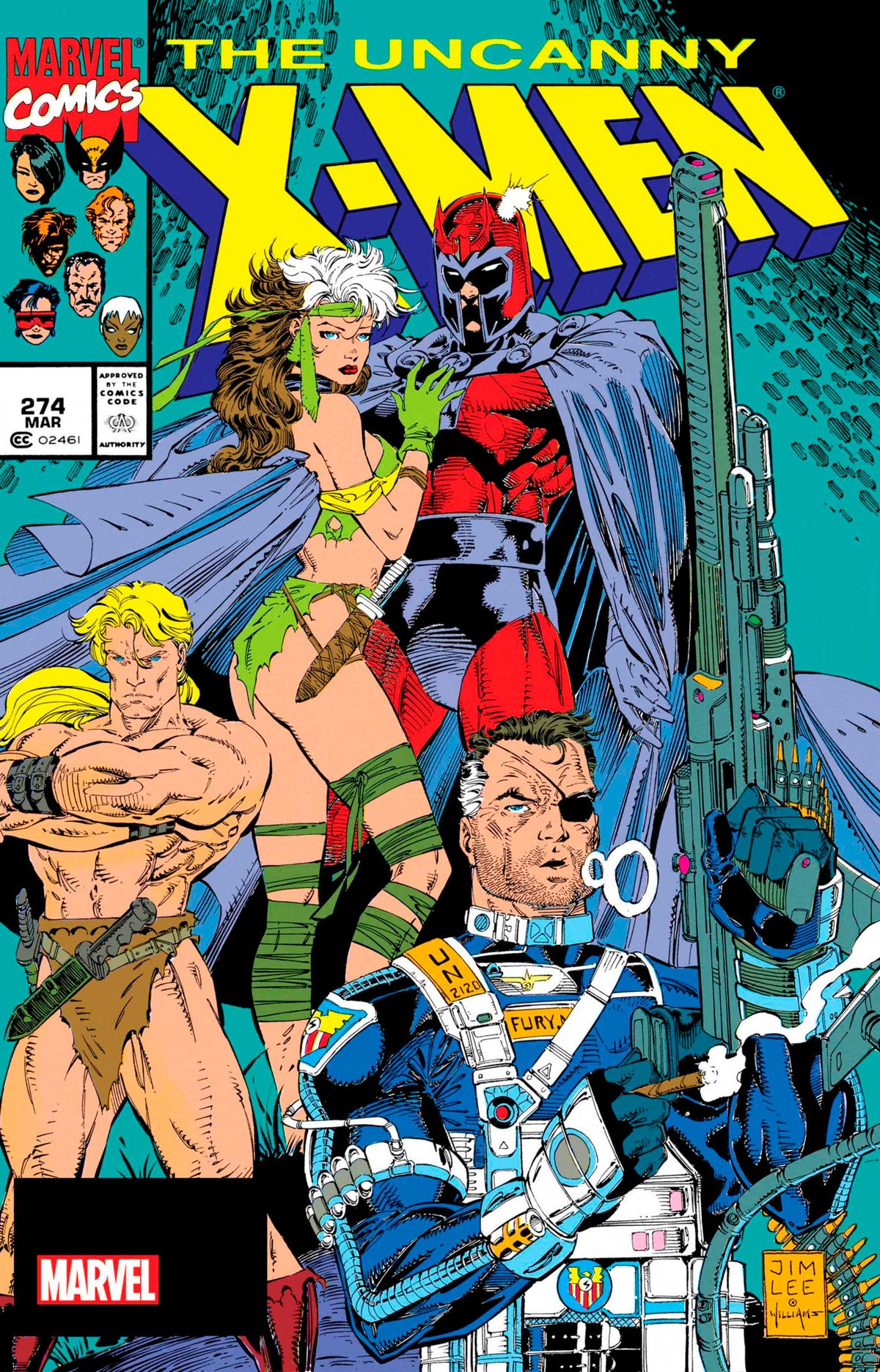 Marvel Comic Books UNCANNY X-MEN #274 FACSIMILE EDITION 75960621083127411 PRH-75960621083127411
