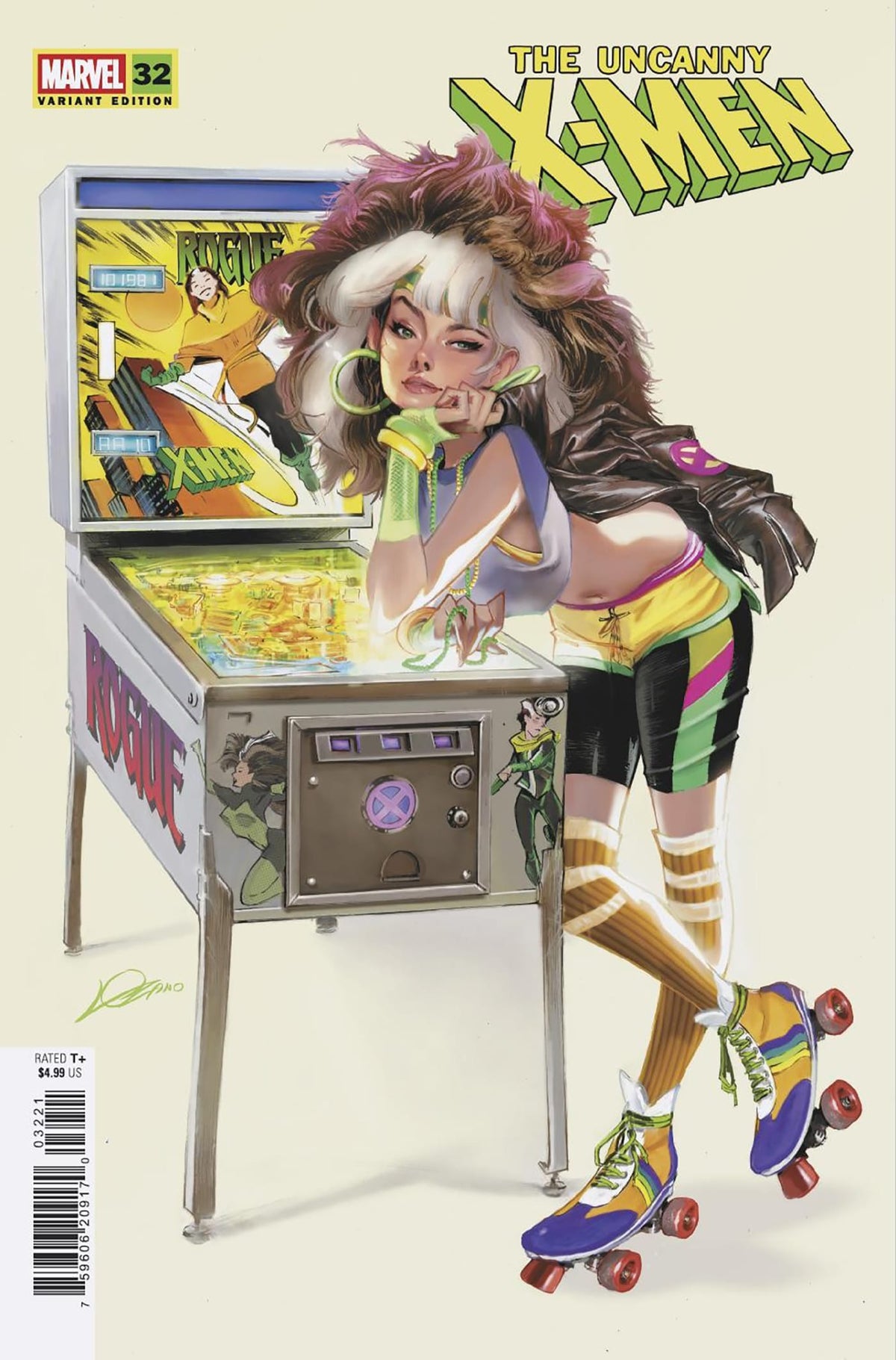 Marvel Comic Books UNCANNY X-MEN #32 ALEXANDER LOZANO 80'S ROGUE VARIANT 75960620917003221 PRH-75960620917003221