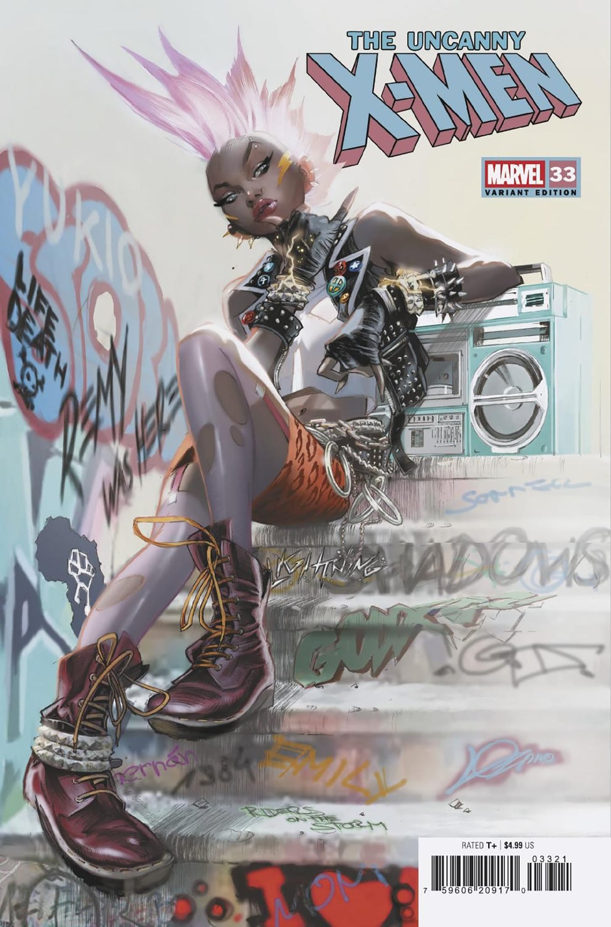 Marvel Comic Books UNCANNY X-MEN #33 ALEXANDER LOZANO 80'S STORM VARIANT (Release Date: 08/05/2026) 75960620917003321 PRH-75960620917003321
