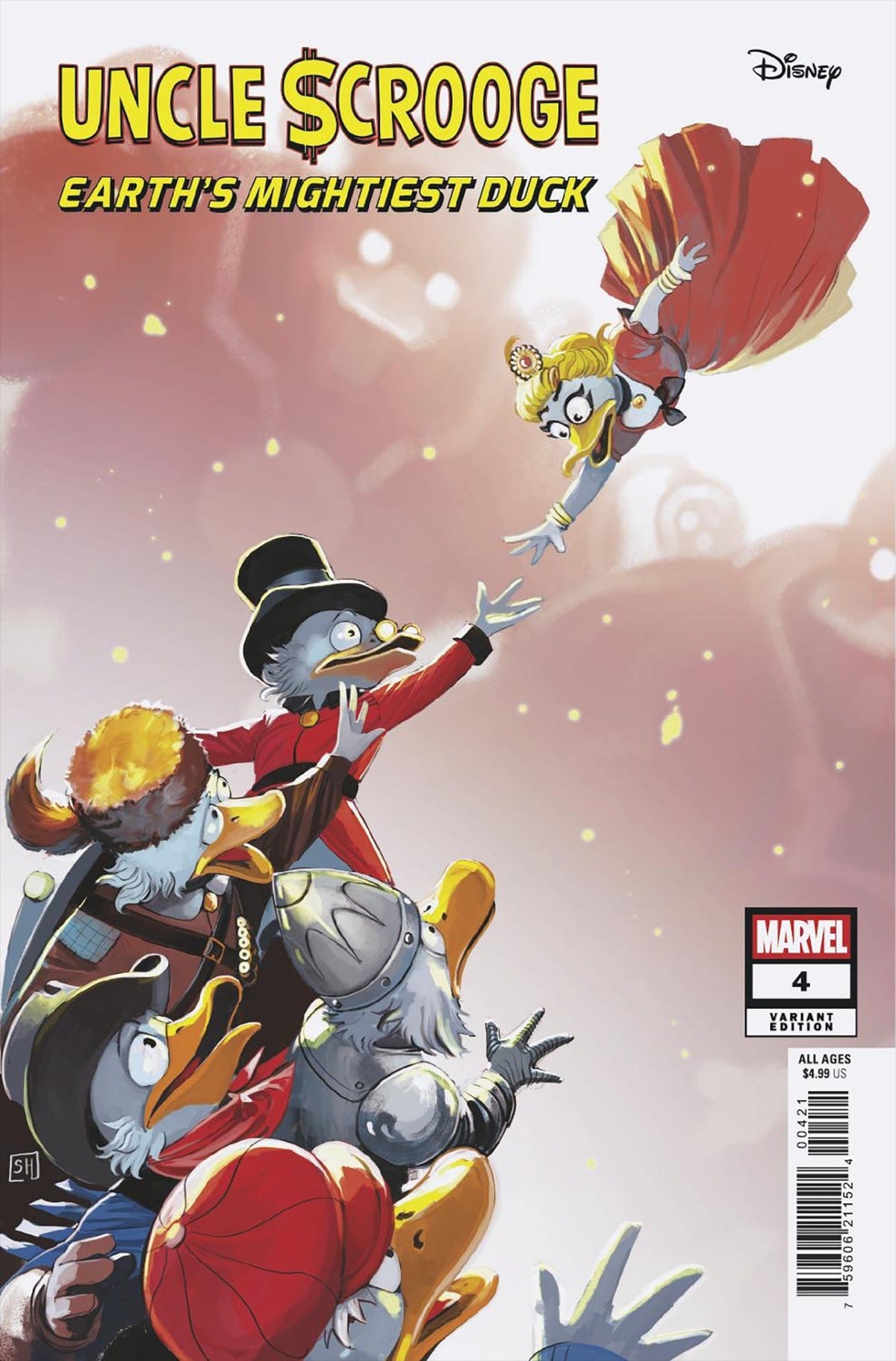 Marvel Comic Books UNCLE SCROOGE: EARTH'S MIGHTIEST DUCK #4 STEPHANIE HANS VARIANT 75960621152400421 PRH-75960621152400421