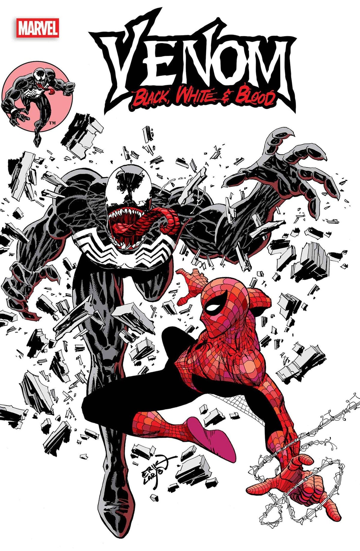 Marvel Comic Books VENOM: BLACK, WHITE & BLOOD #2 ERIK LARSEN VARIANT 75960620516500221 PRH-75960620516500221