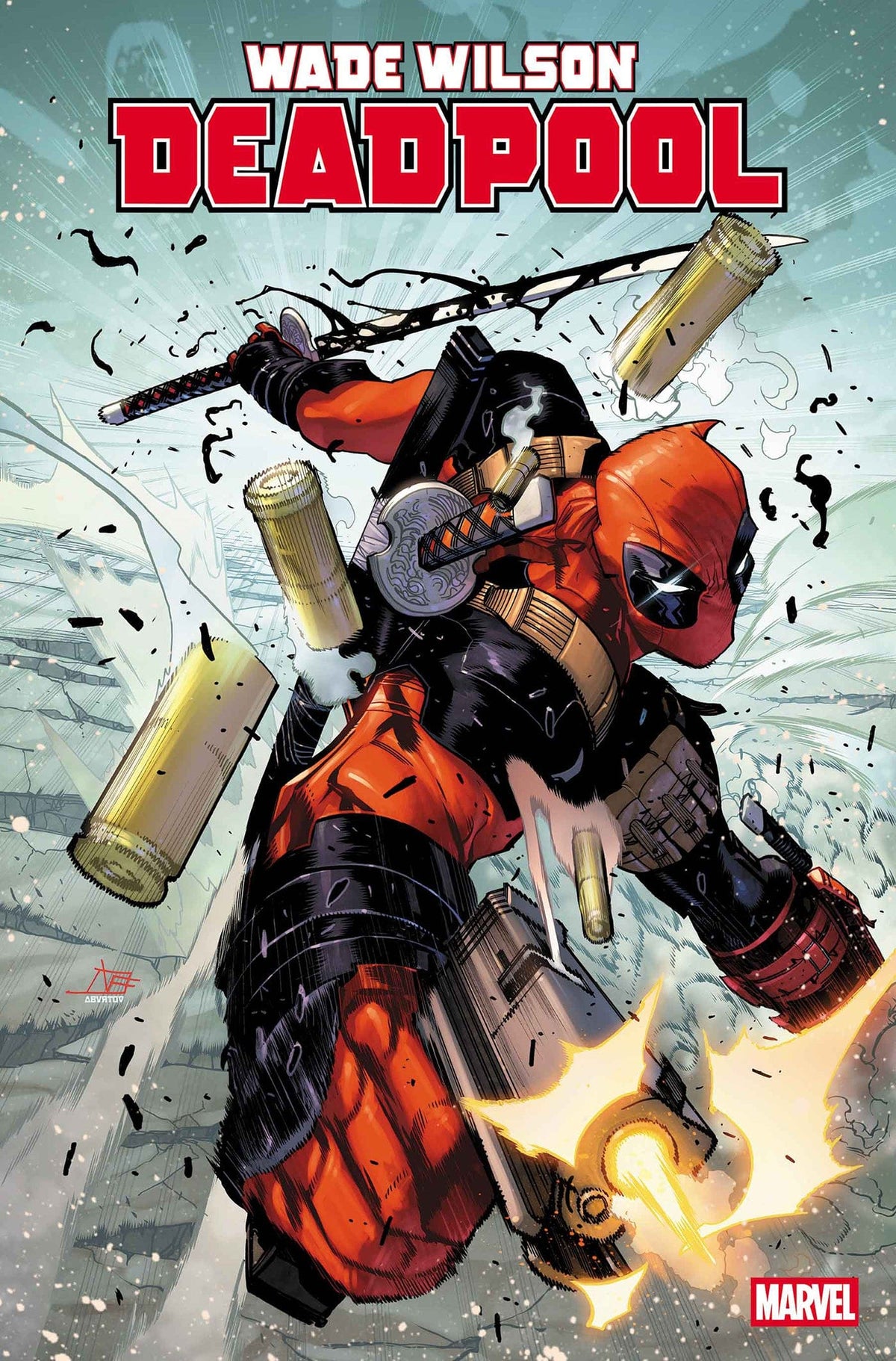 Marvel Comic Books WADE WILSON: DEADPOOL #1 FEDERICO VICENTINI VARIANT 75960621448800151 PRH-75960621448800151