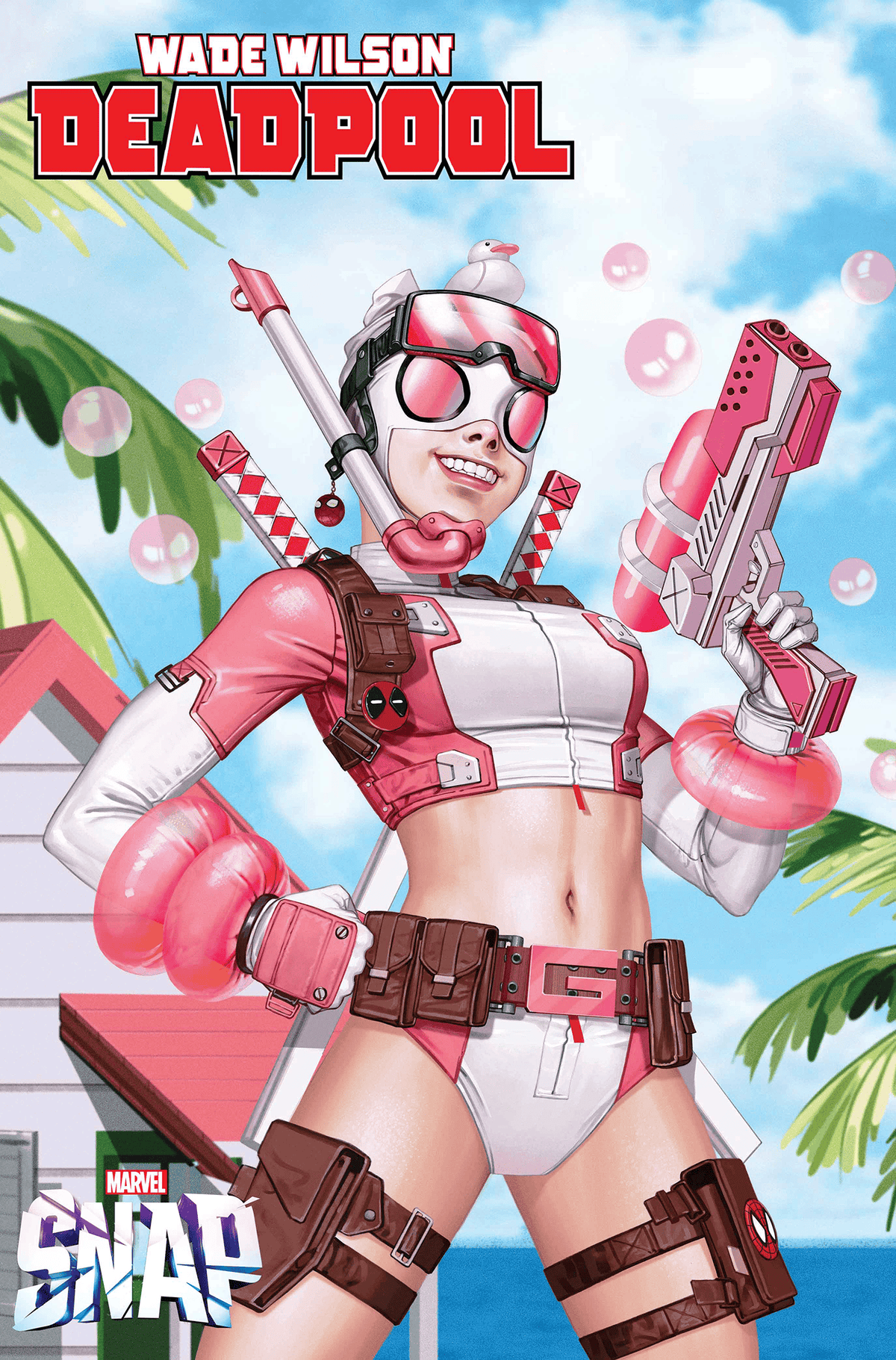 Marvel Comic Books WADE WILSON: DEADPOOL #6 INHYUK LEE MARVEL SNAP SWIMSUIT VARIANT 75960621448800661 PRH-75960621448800661